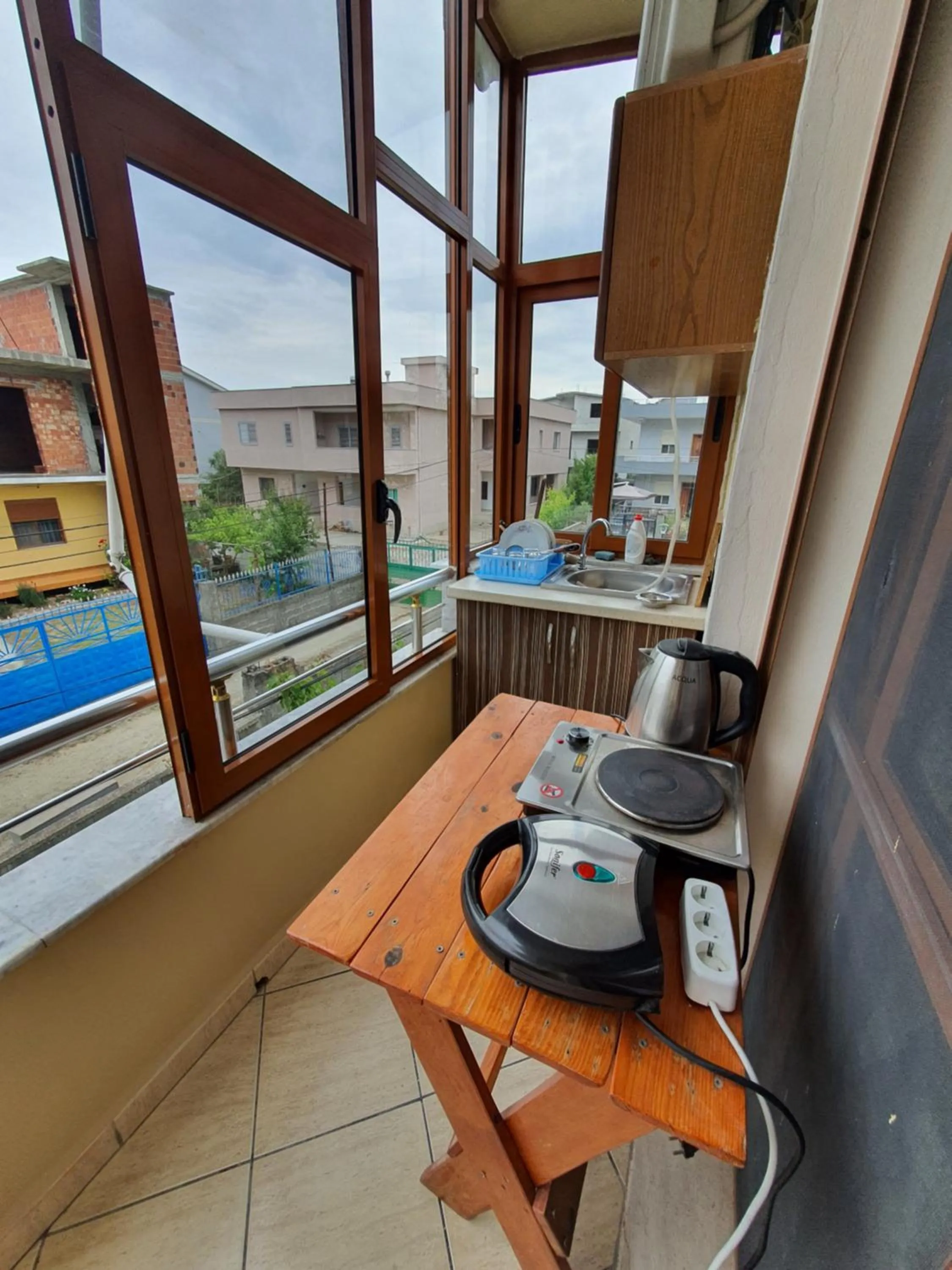 Kitchen or kitchenette in My Apartments Durres