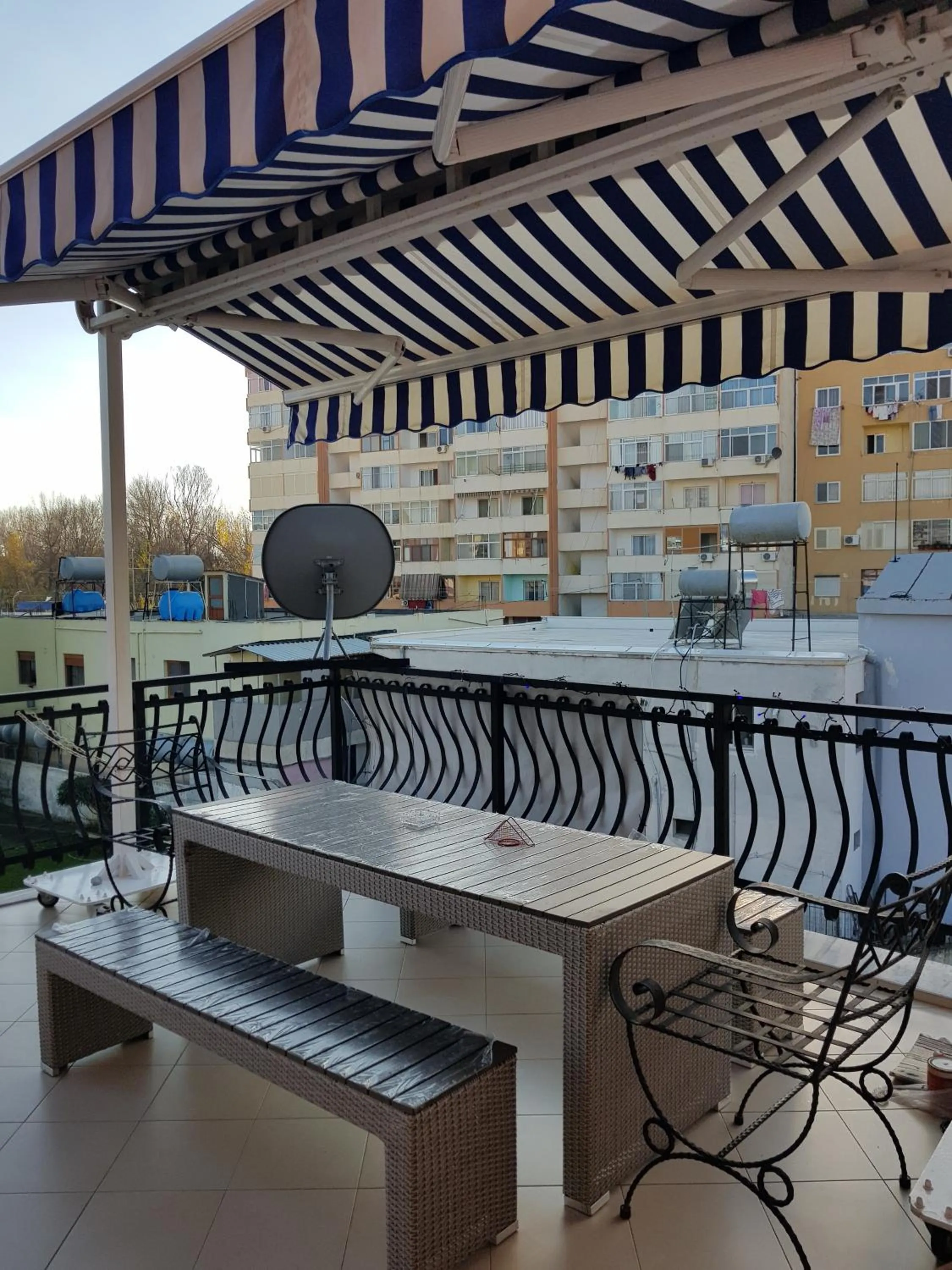 Patio in My Apartments Durres