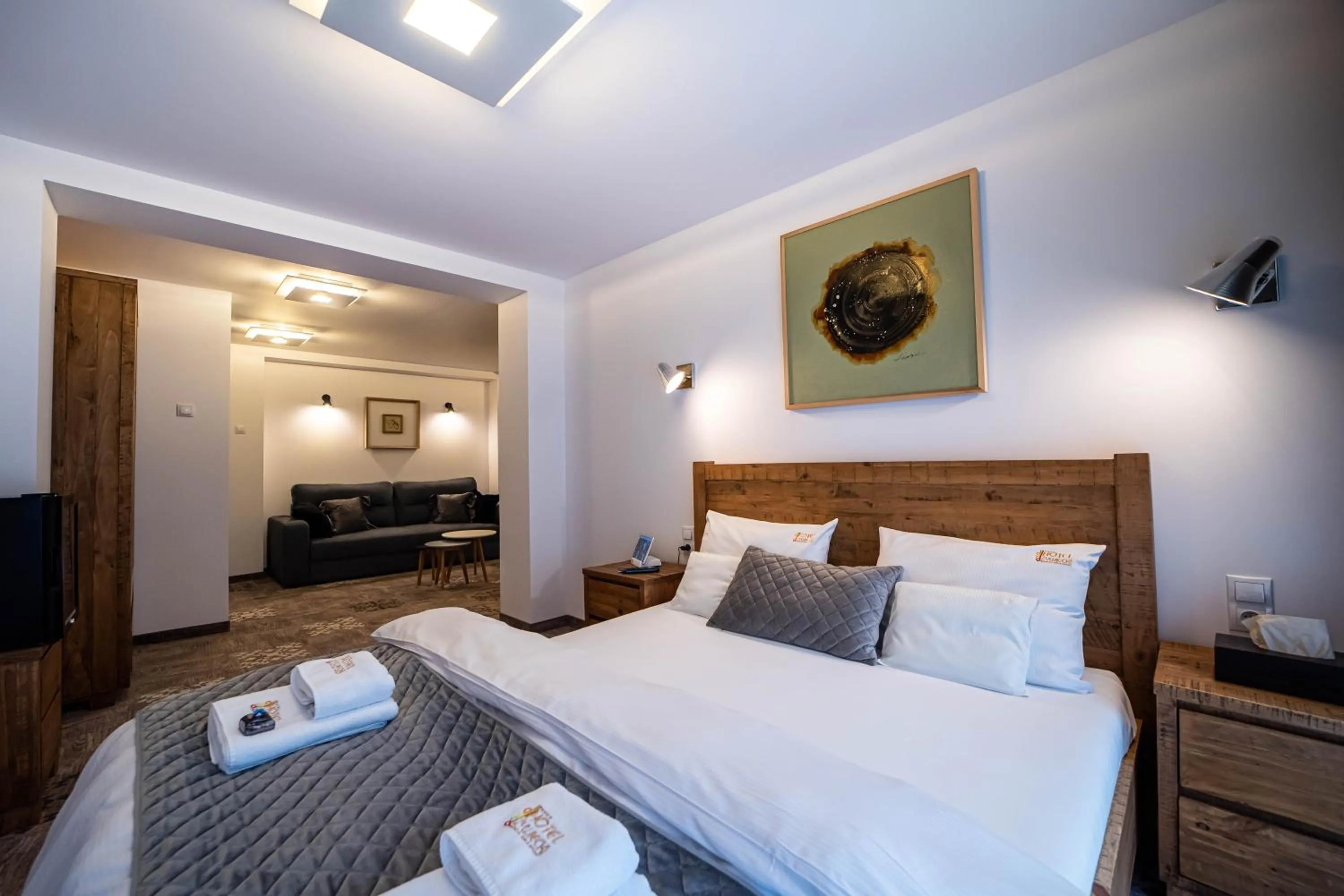 Bed in Apartamenty przy Hotelu Żywieckim