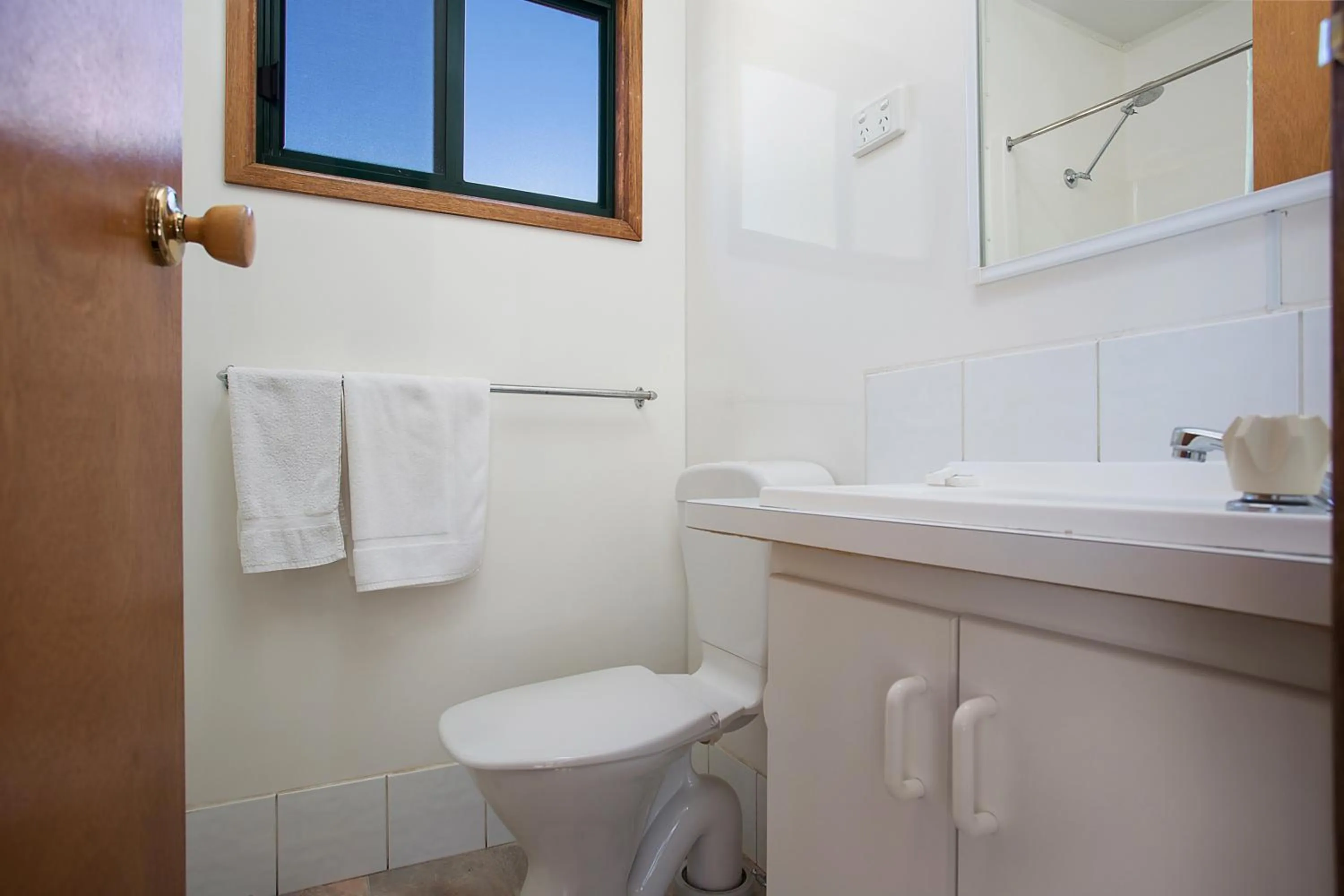 Bathroom in Hamilton Caravan Park