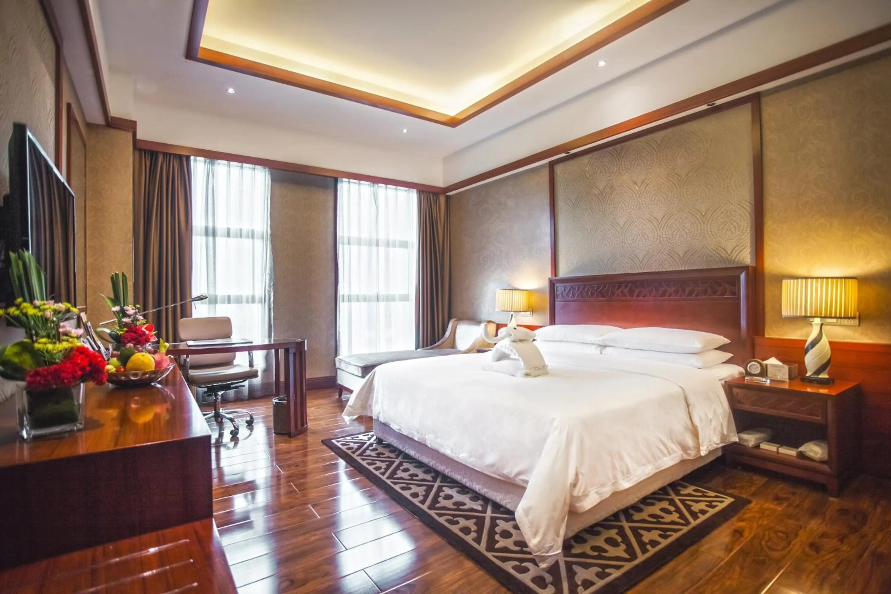 Photo of the whole room in Huachen International Hotel