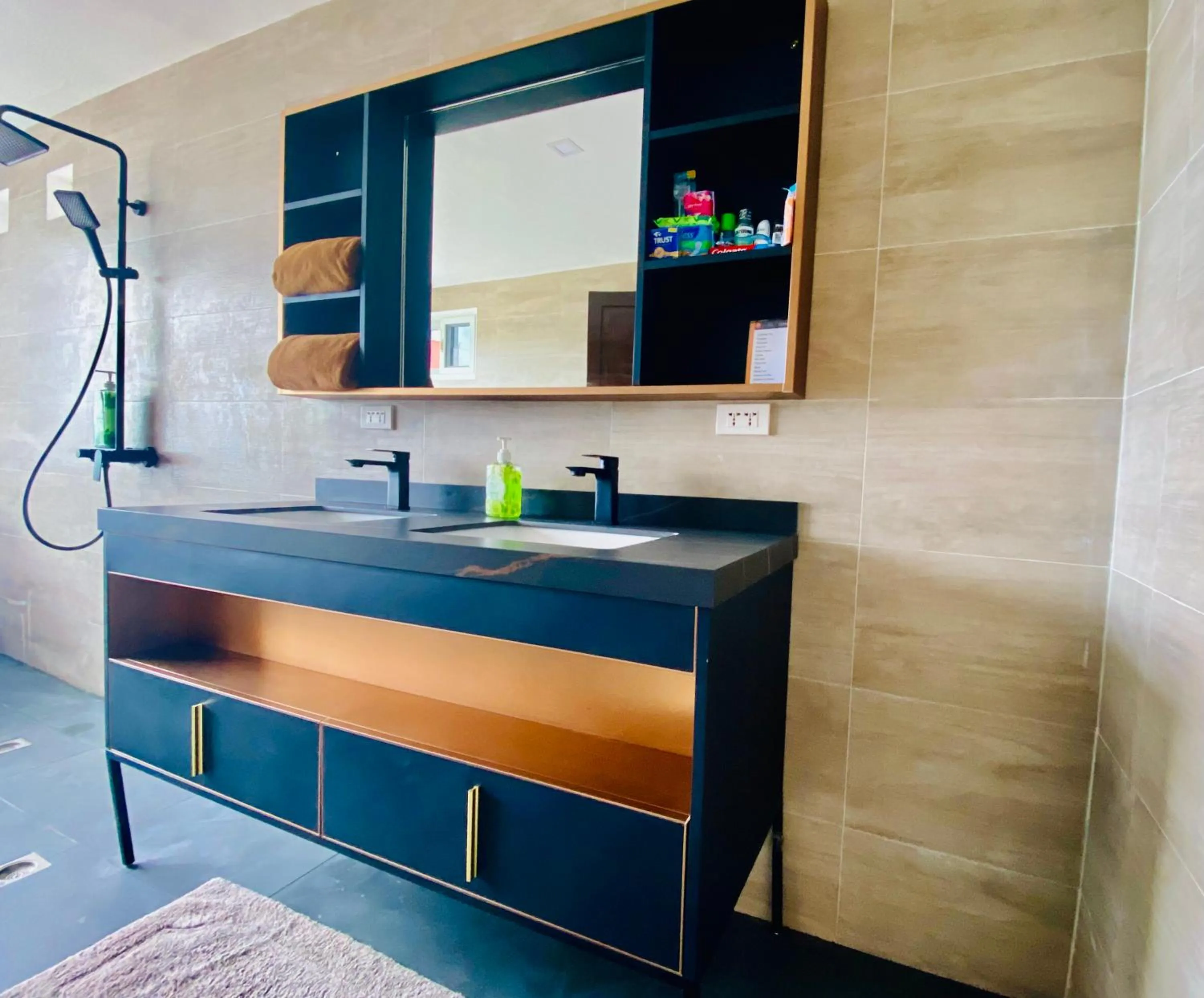 Bathroom, Bed in Lalaguna Villas Luxury Dive Resort and Spa