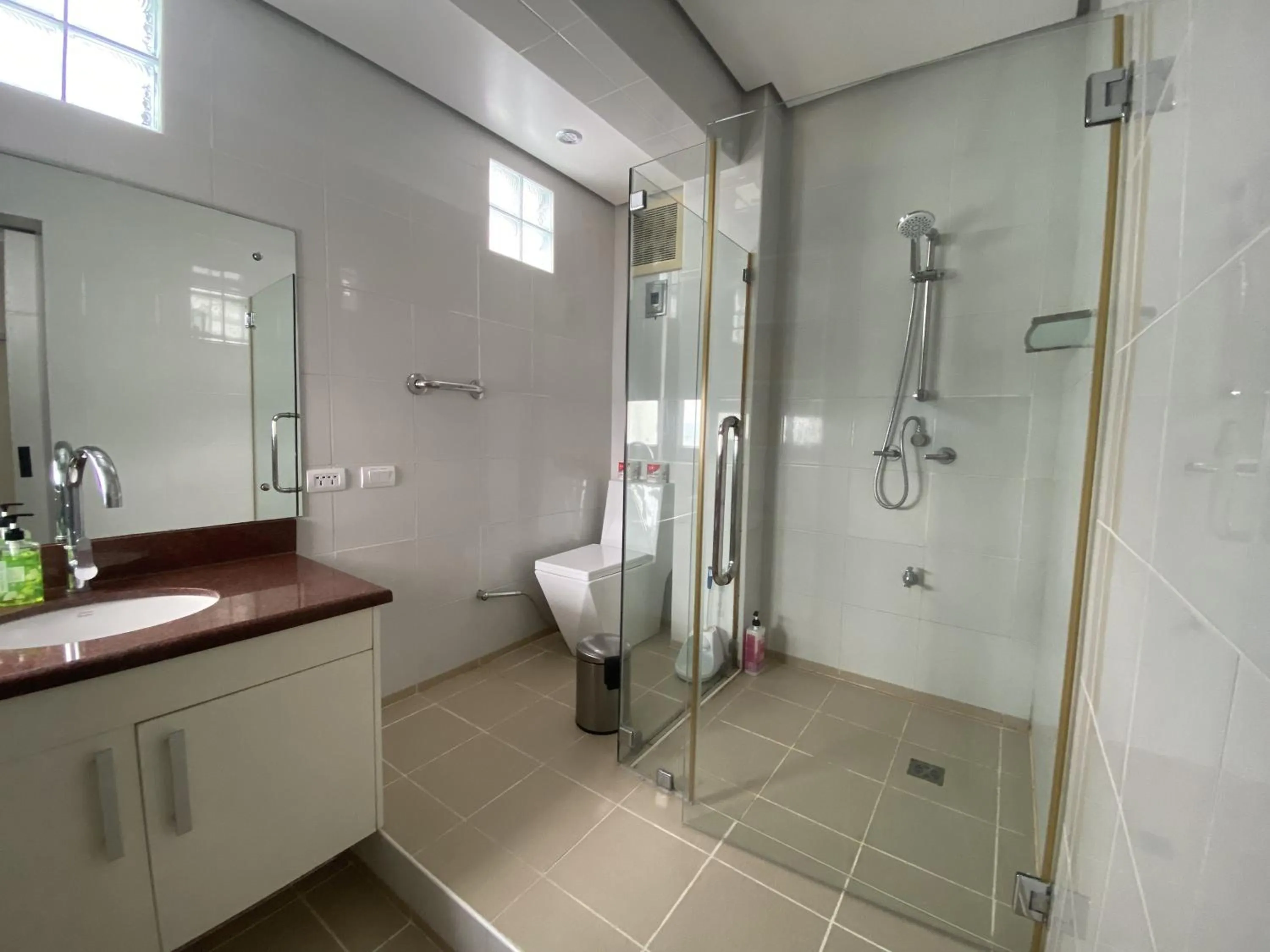 Bathroom in Lalaguna Villas Luxury Dive Resort and Spa