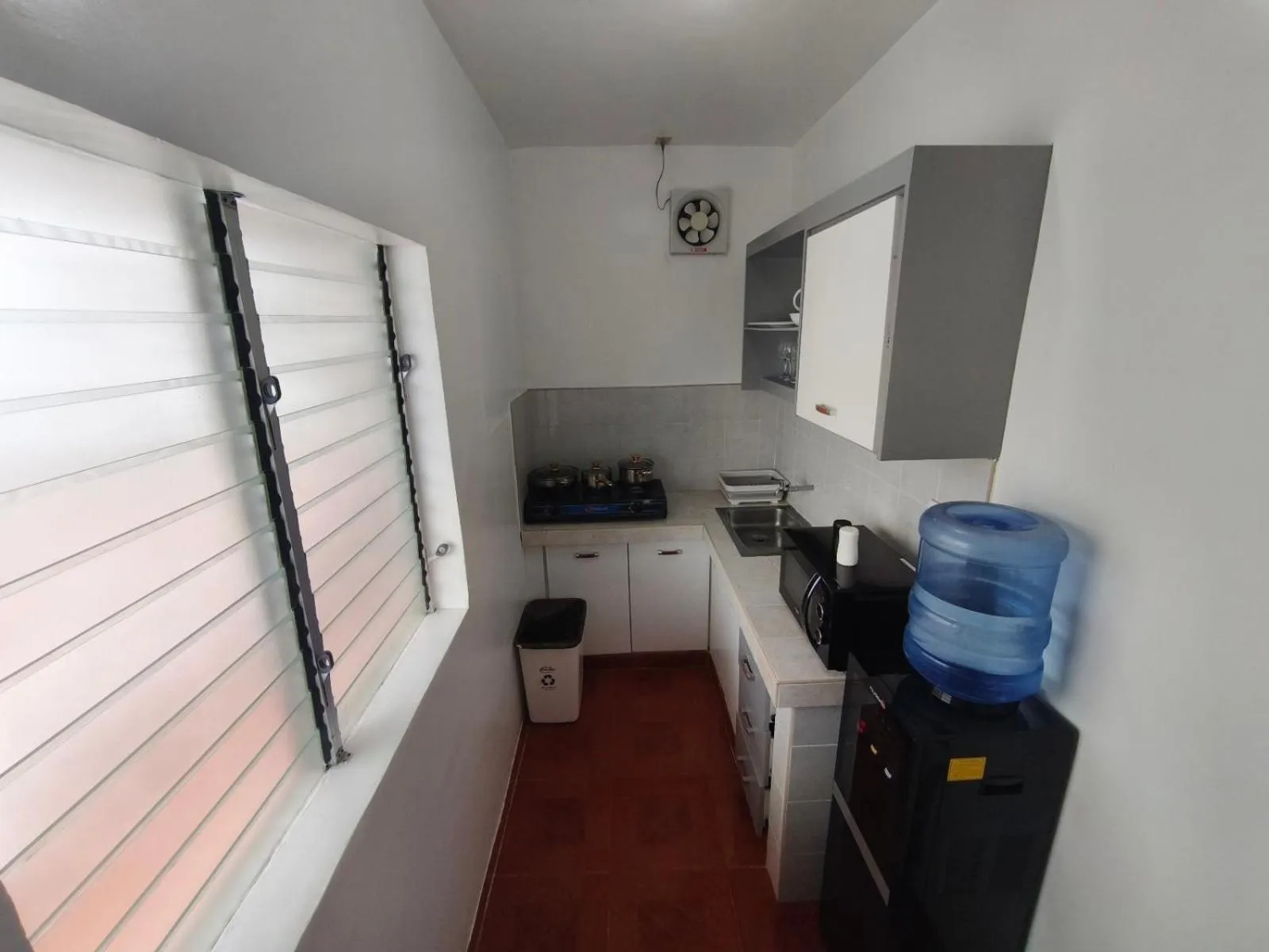 kitchen in Lalaguna Villas Luxury Dive Resort and Spa