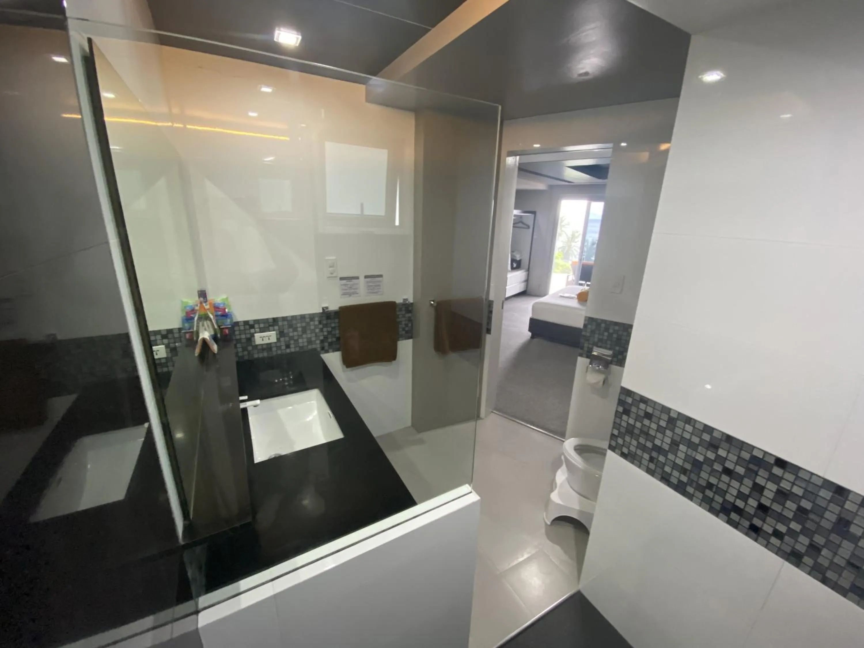 Bathroom in Lalaguna Villas Luxury Dive Resort and Spa