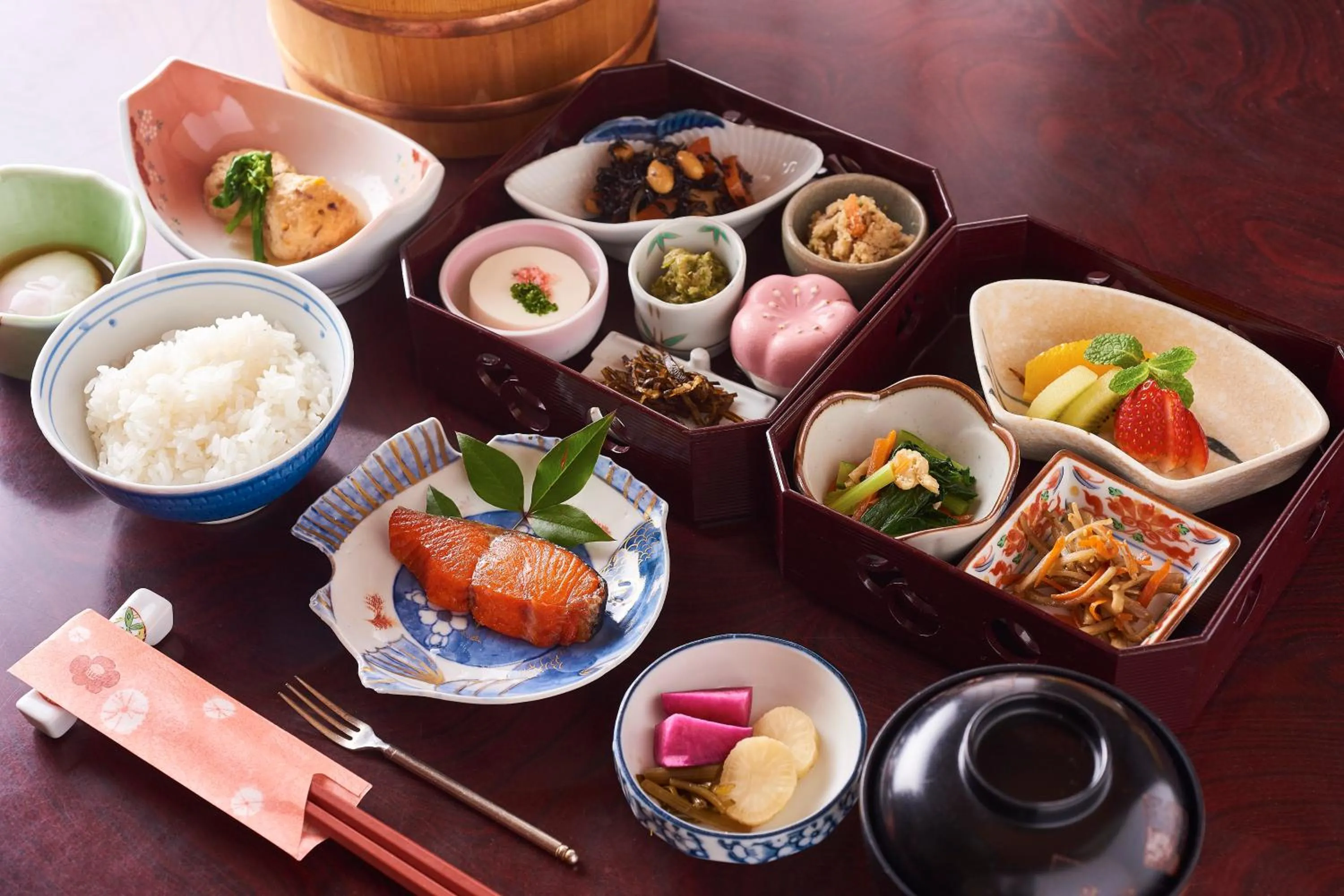 Breakfast in Tsukasaya Ryokan