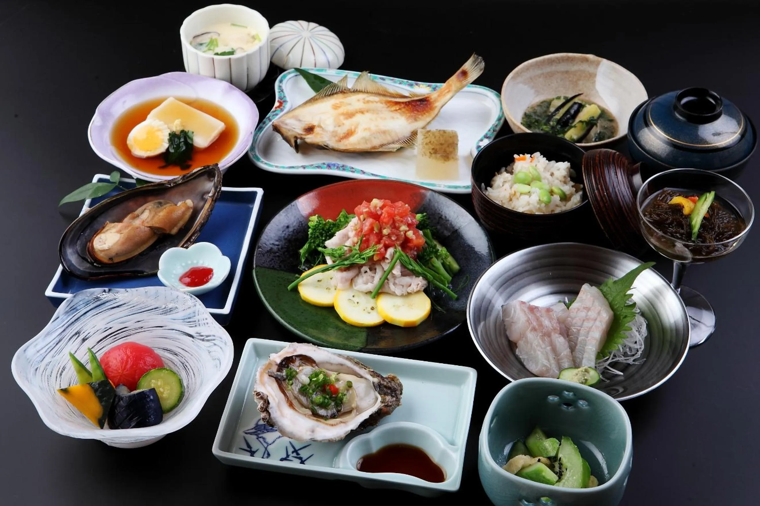 Dinner in Tsukasaya Ryokan