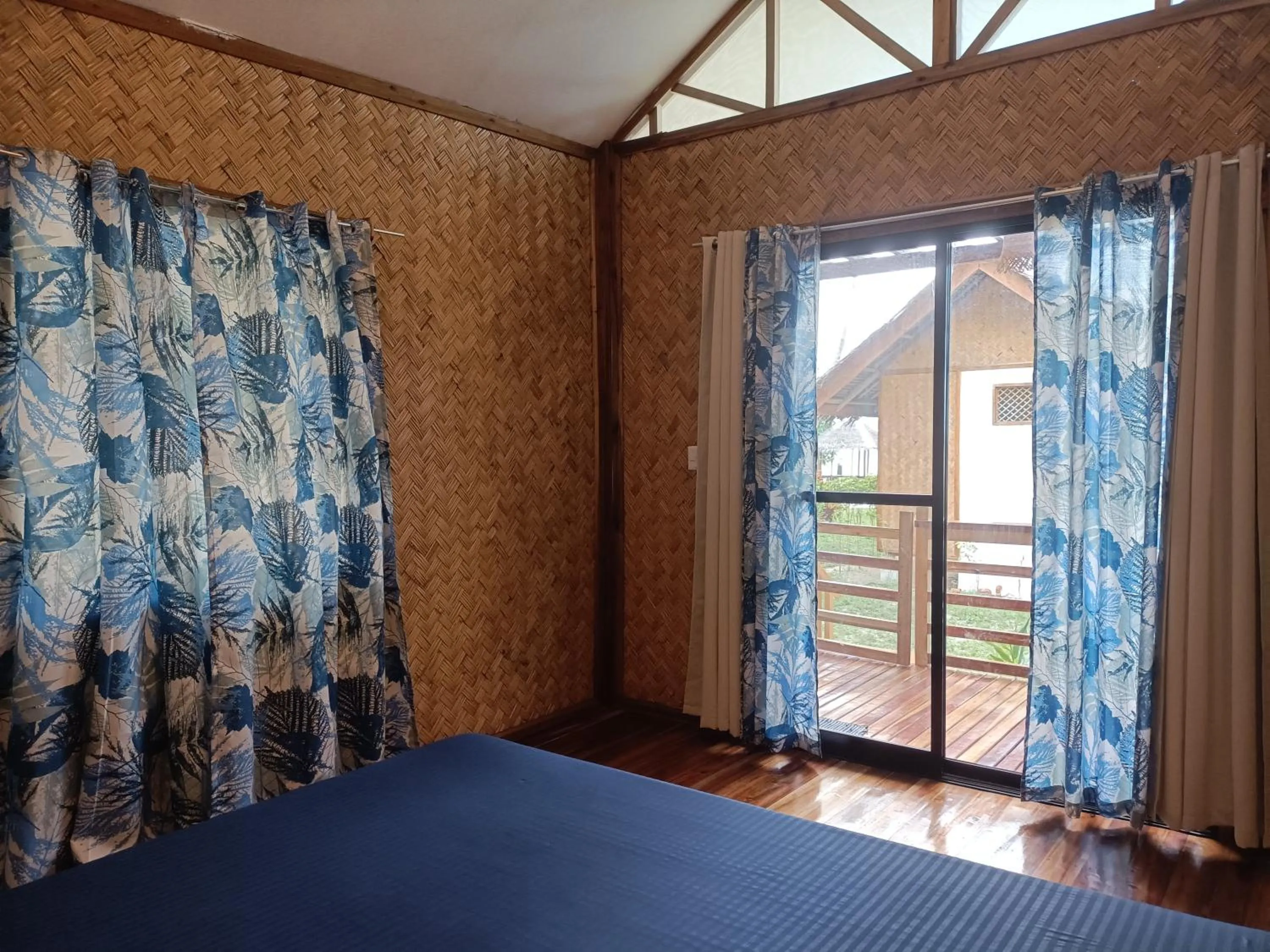 Bed in Sunset Colors