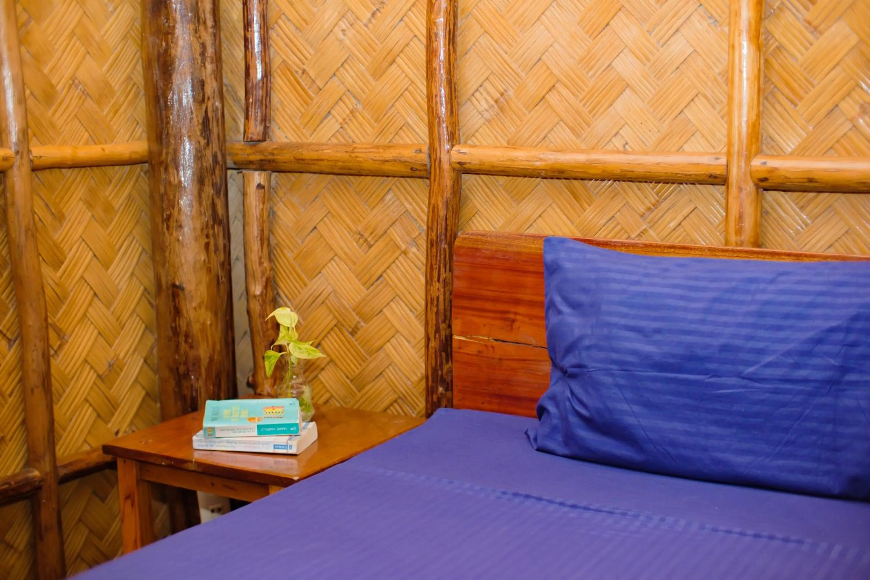 Bed in Sunset Colors