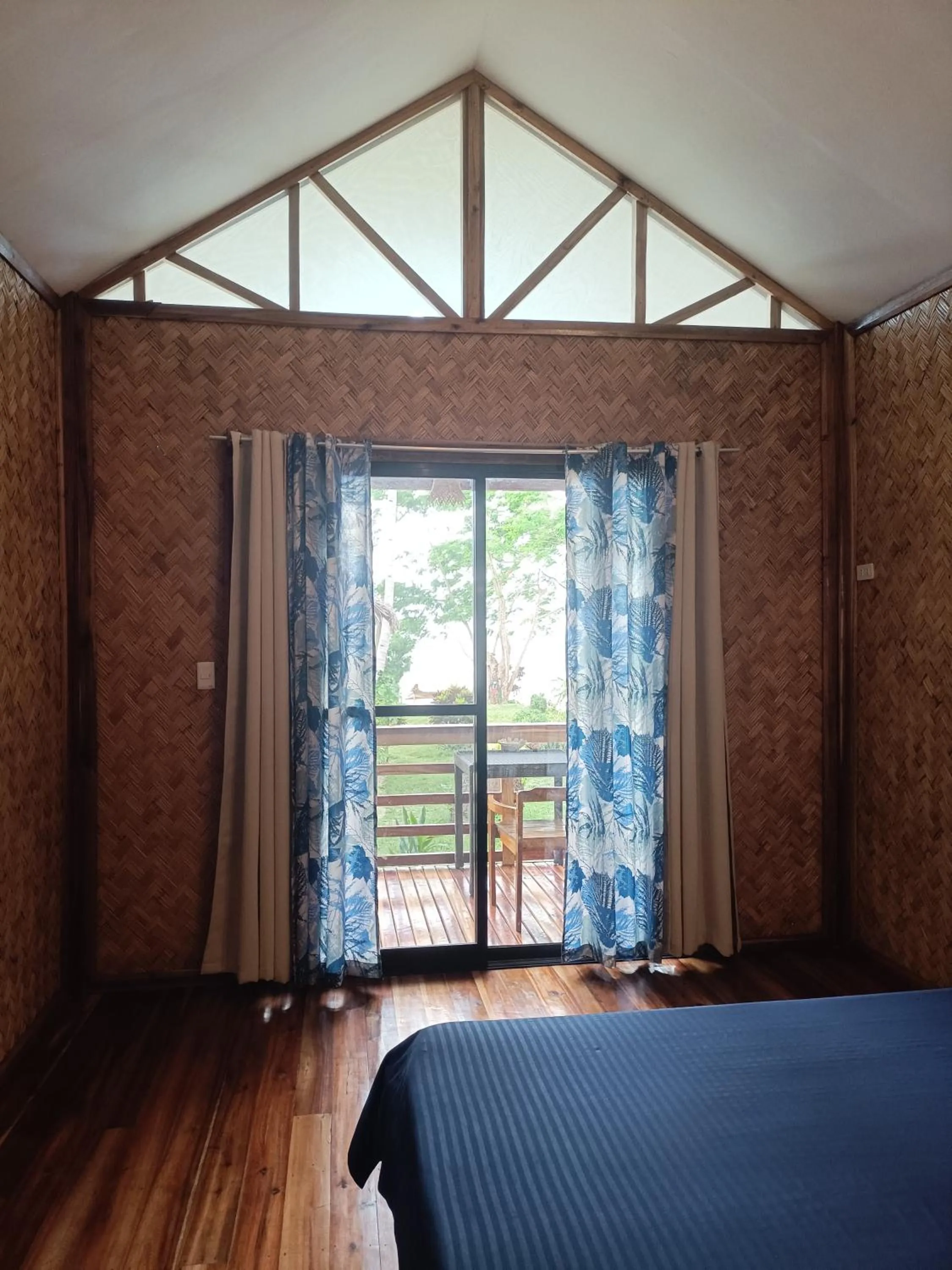 Bed in Sunset Colors