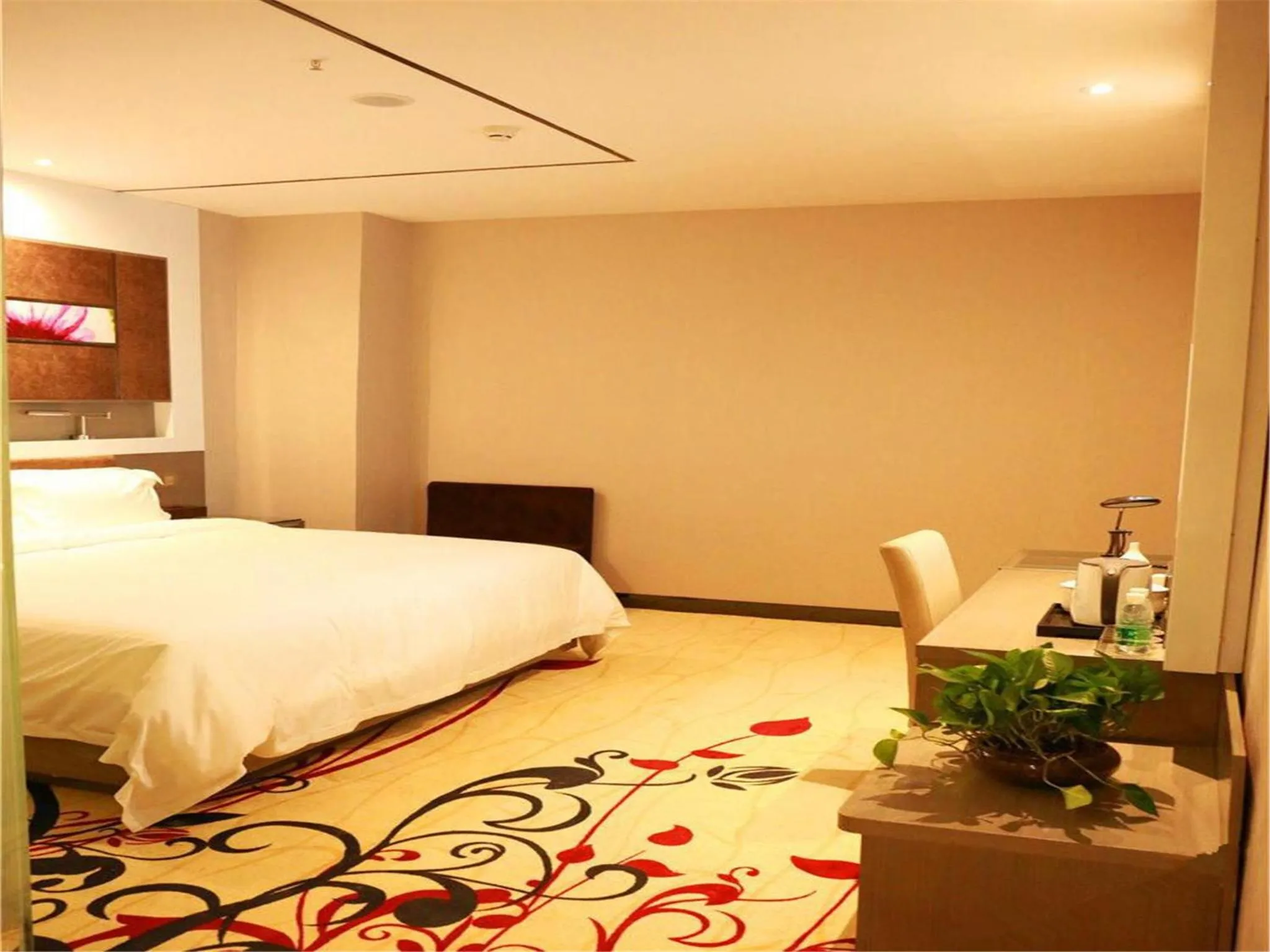 Bed in Lavande Hotel Beijing Tongzhou Guoyuan