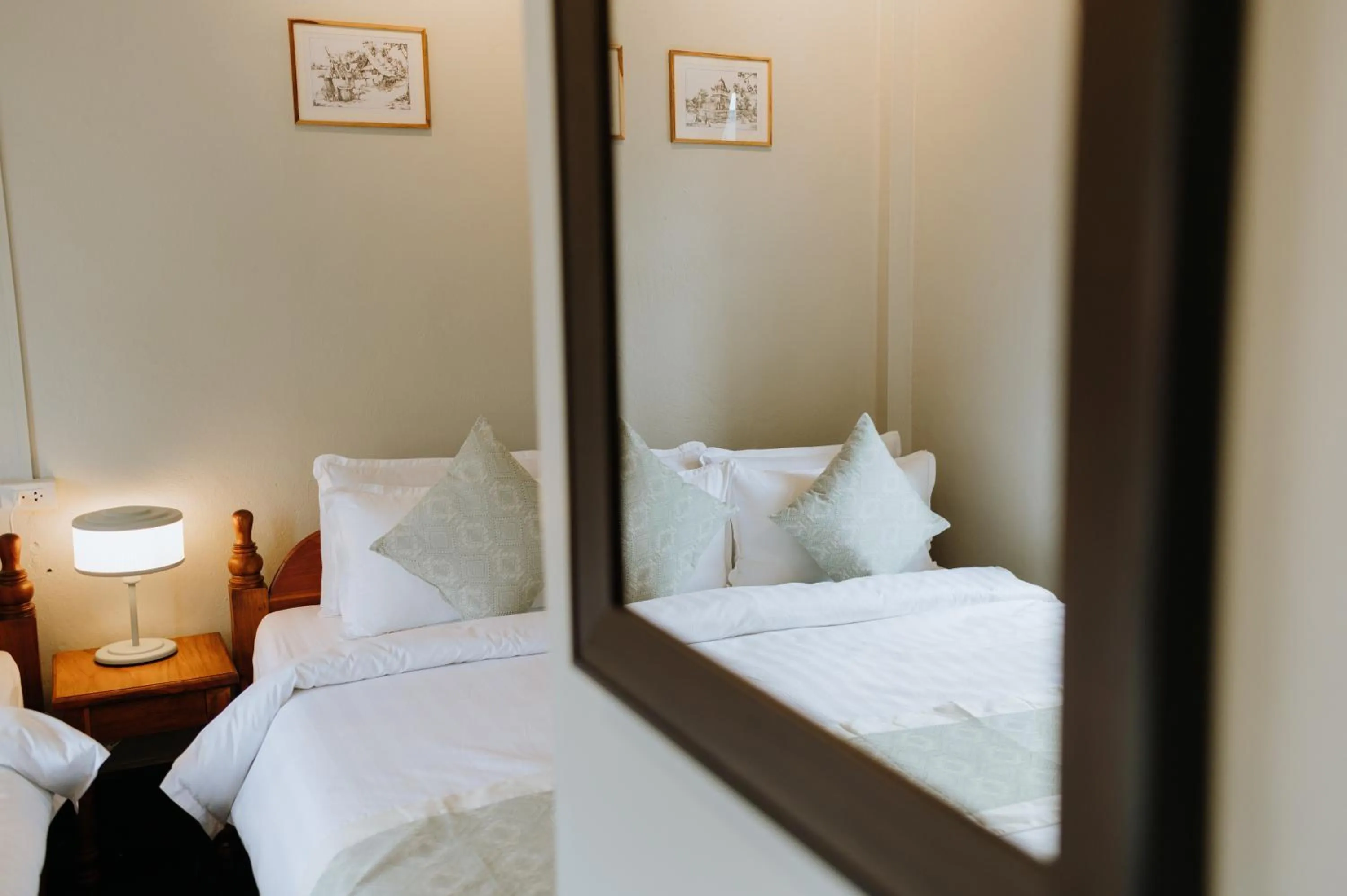 Bed in SamaiLaos Residence