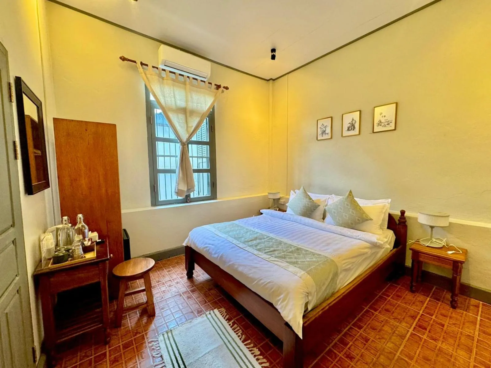 Bed in SamaiLaos Residence