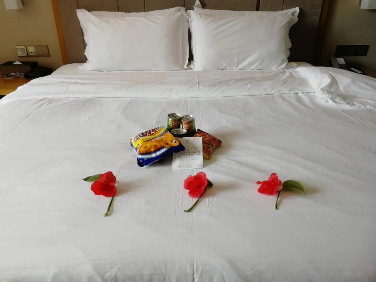 Decorative detail, Bed in Lavande Hotel Shantou Chenghai Branch