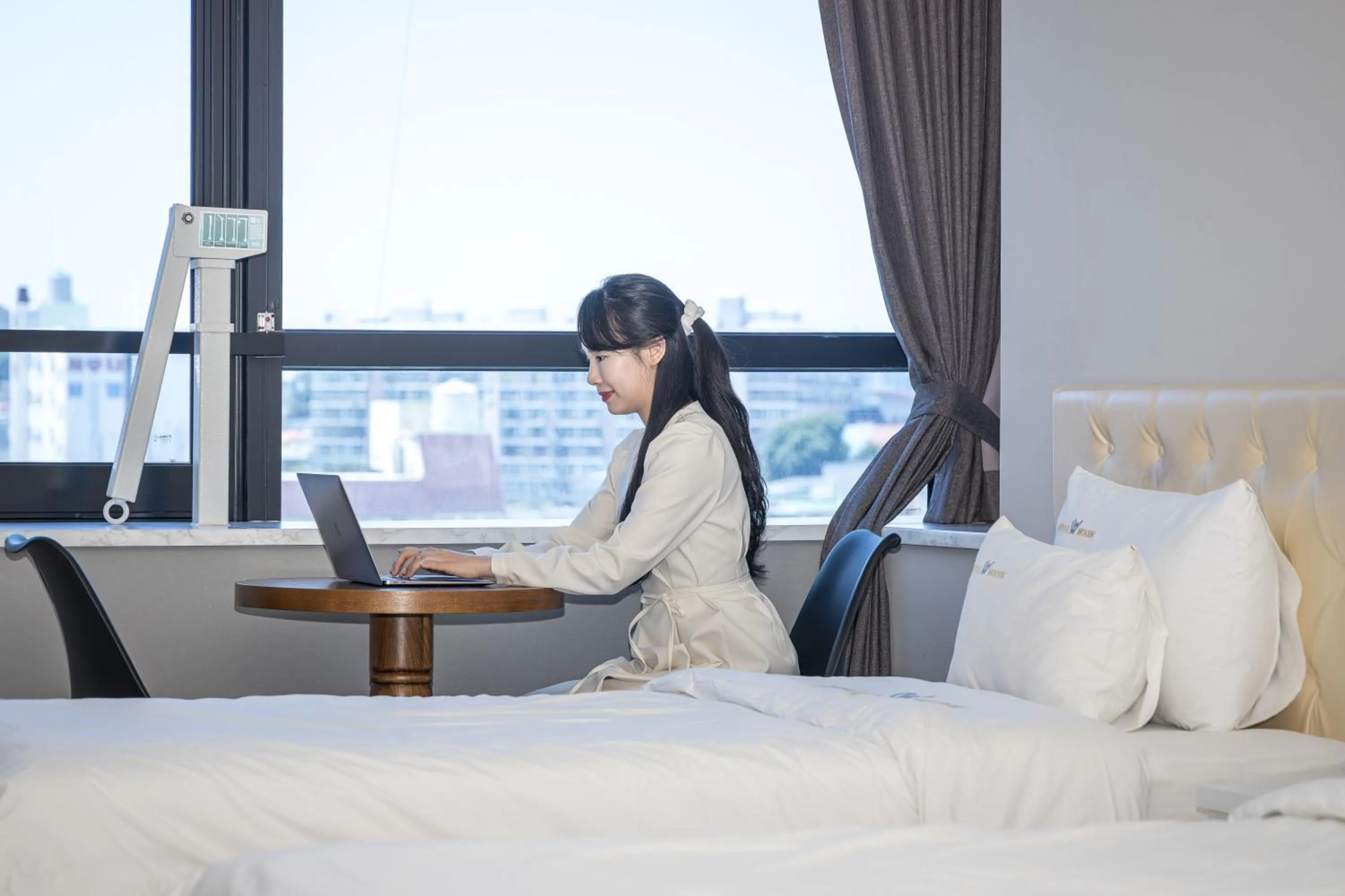 People, Bed in Hotel Wooin