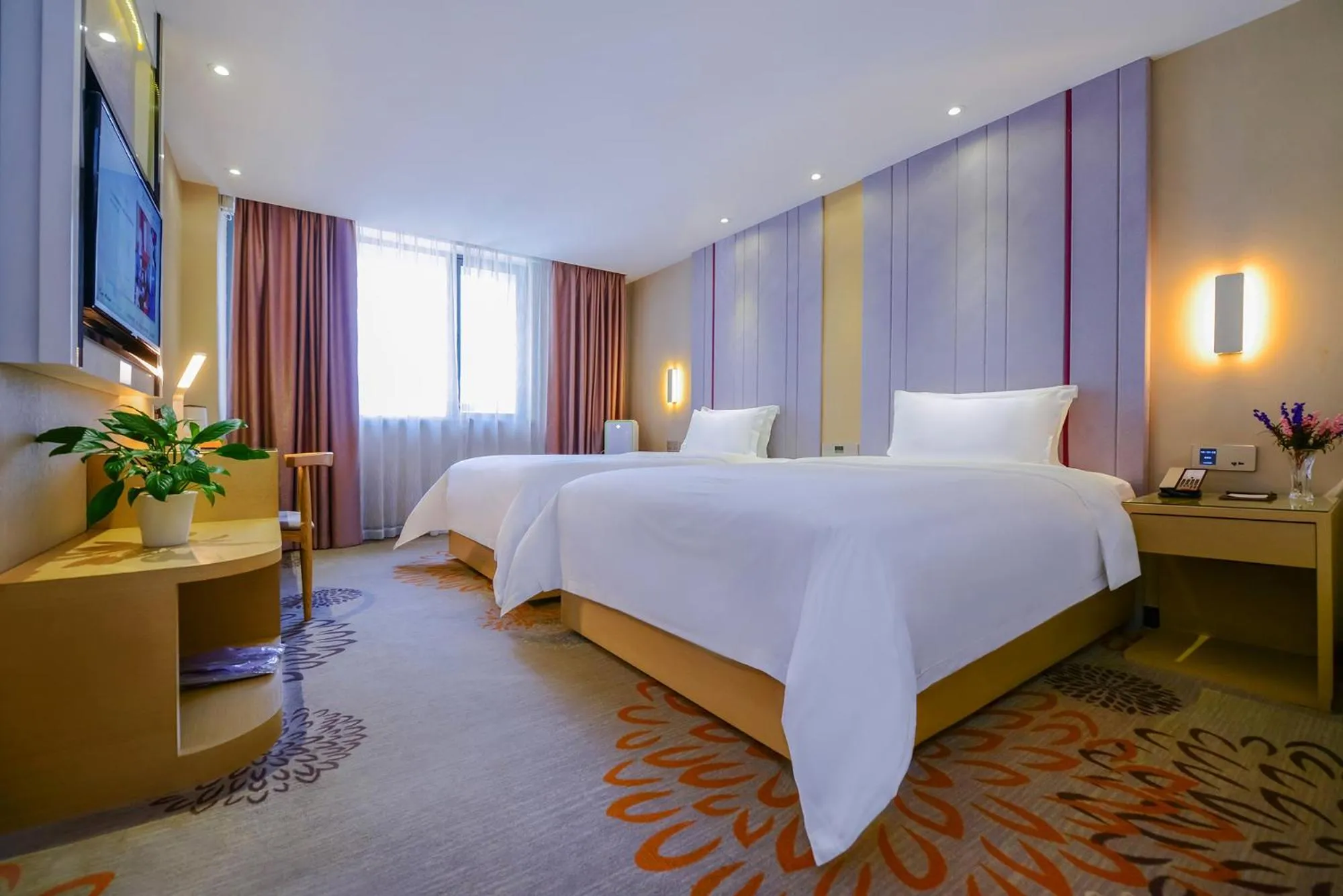 Bed in Lavande Hotel Chongqing Guanyin Bridge Pedestrian Street