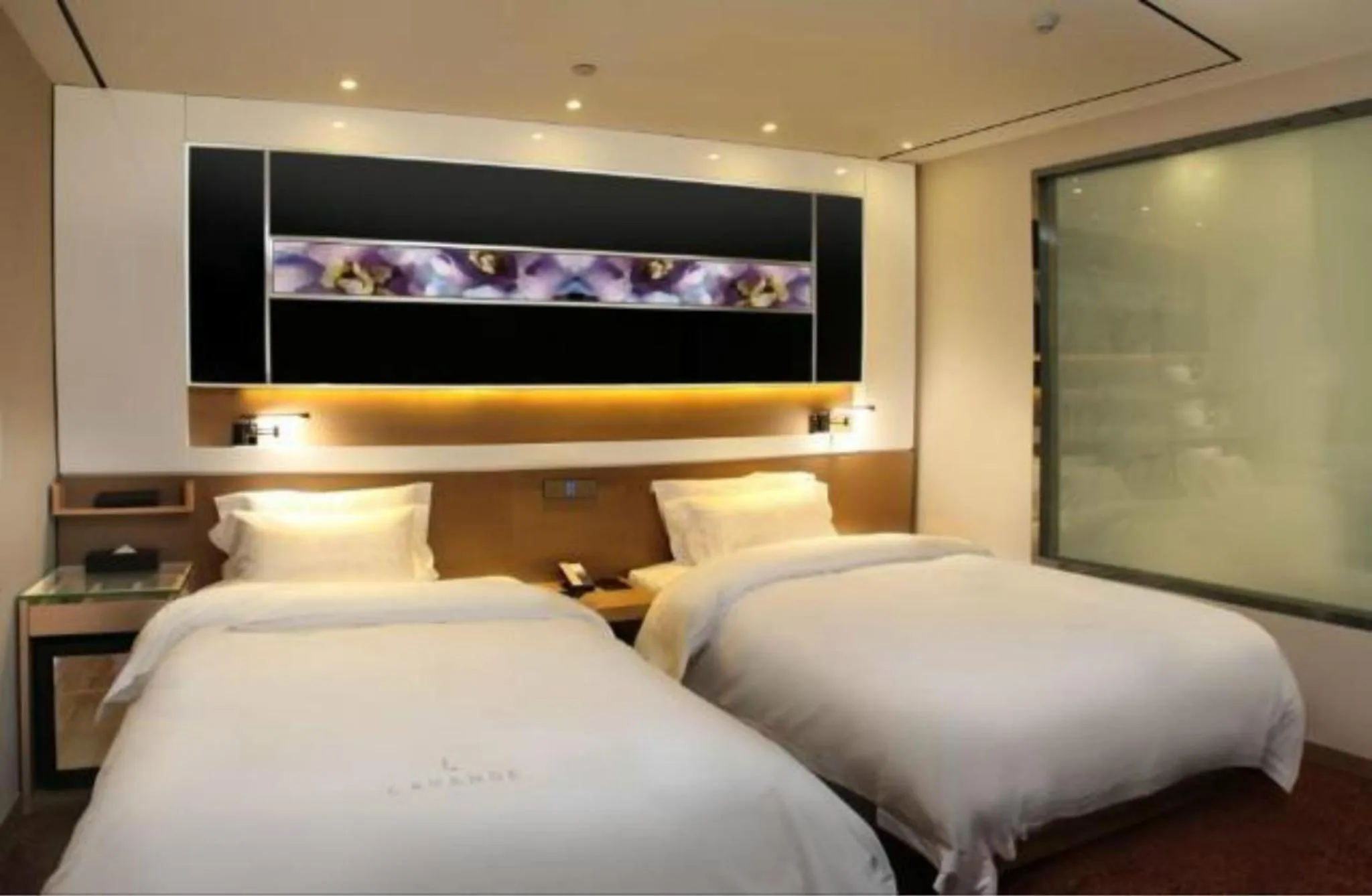Bed in Lavande Hotel Zhuhai Gongbei Port Square