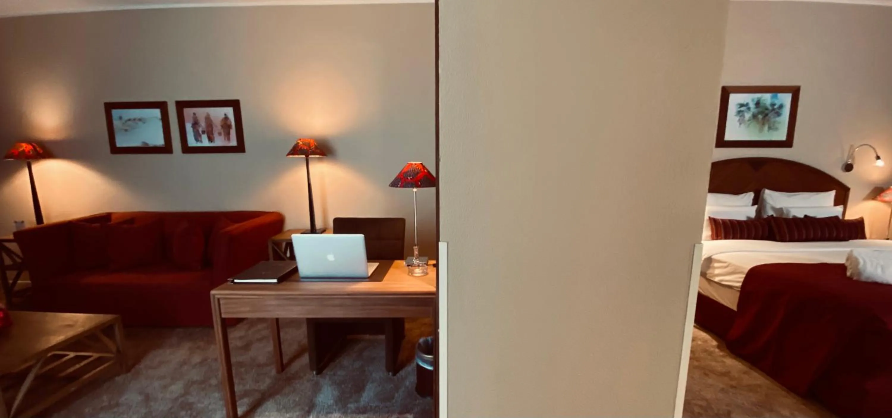 Living room, Bed in Hotel Memling