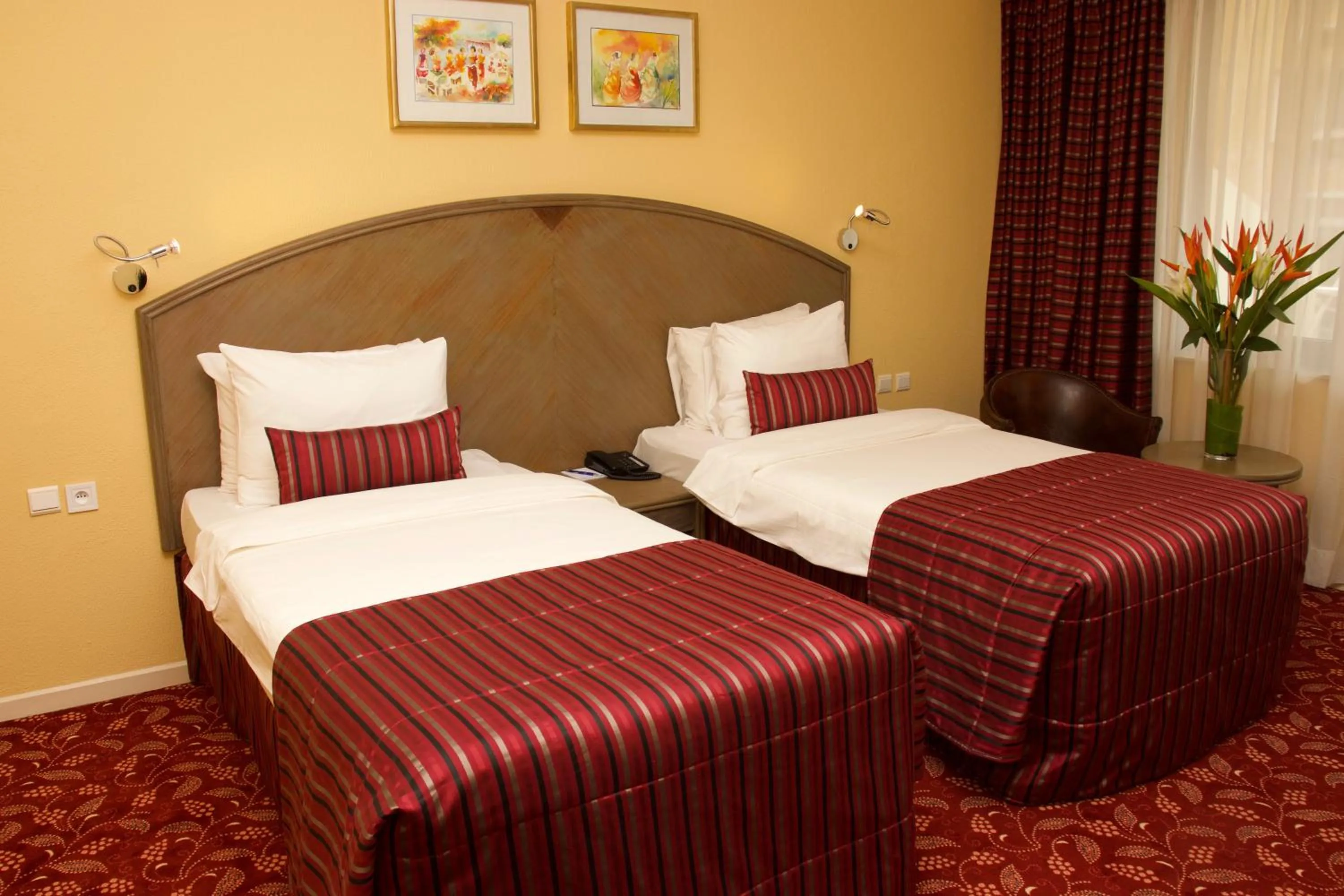 Bed in Hotel Memling