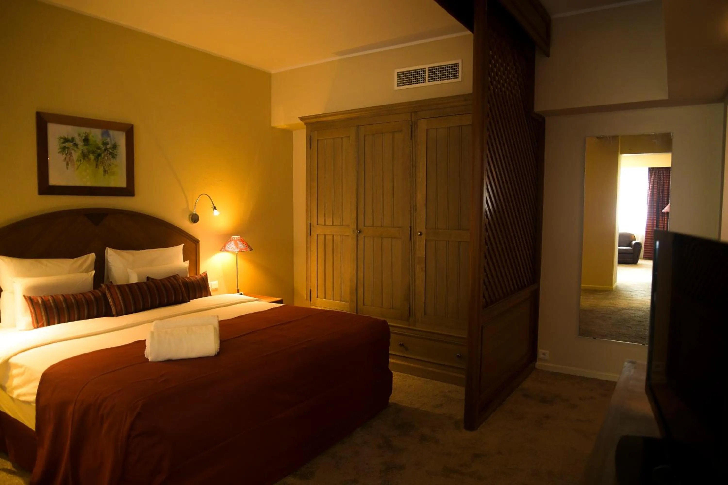 Bed in Hotel Memling