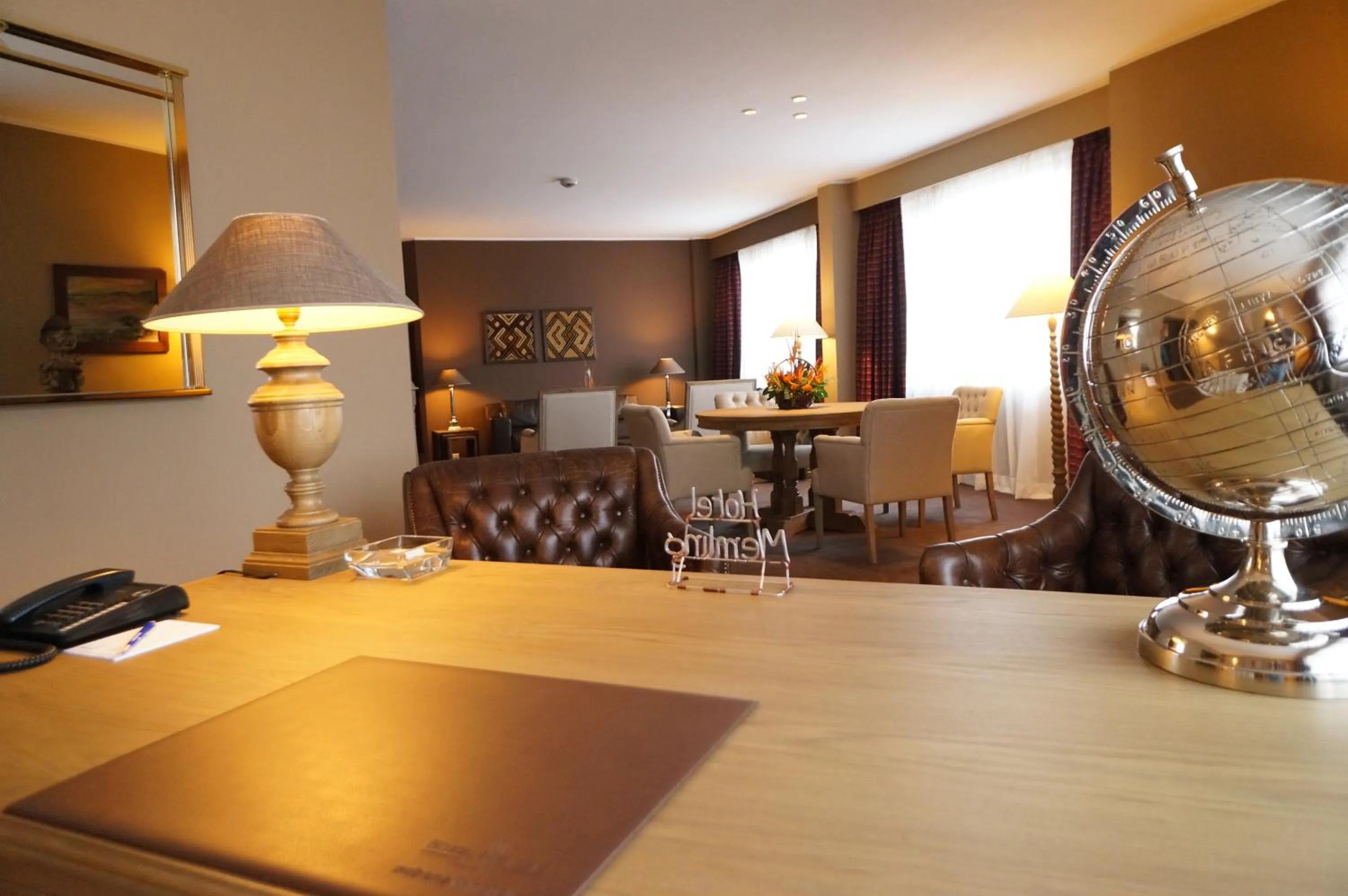 Seating area in Hotel Memling