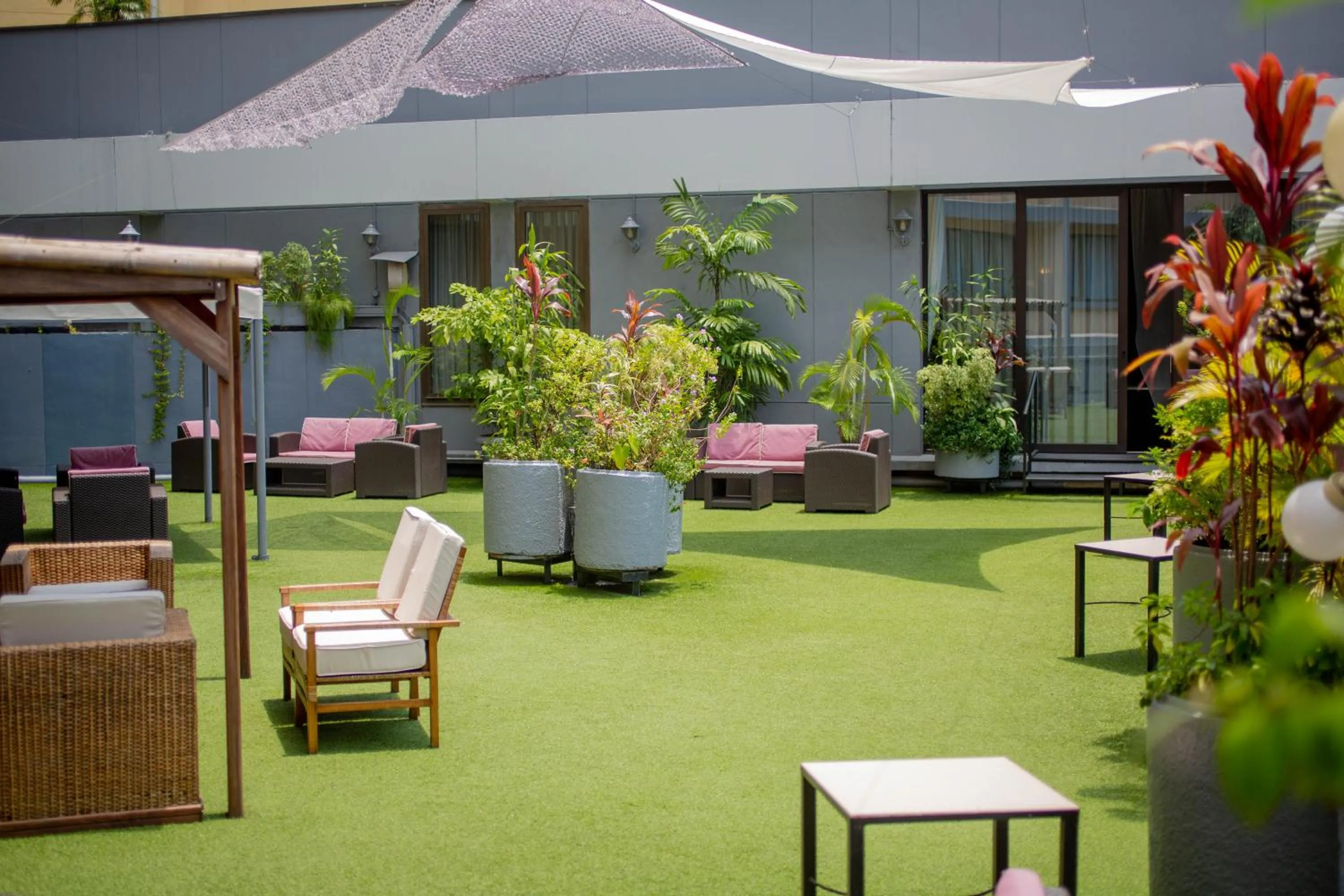 Patio in Hotel Memling