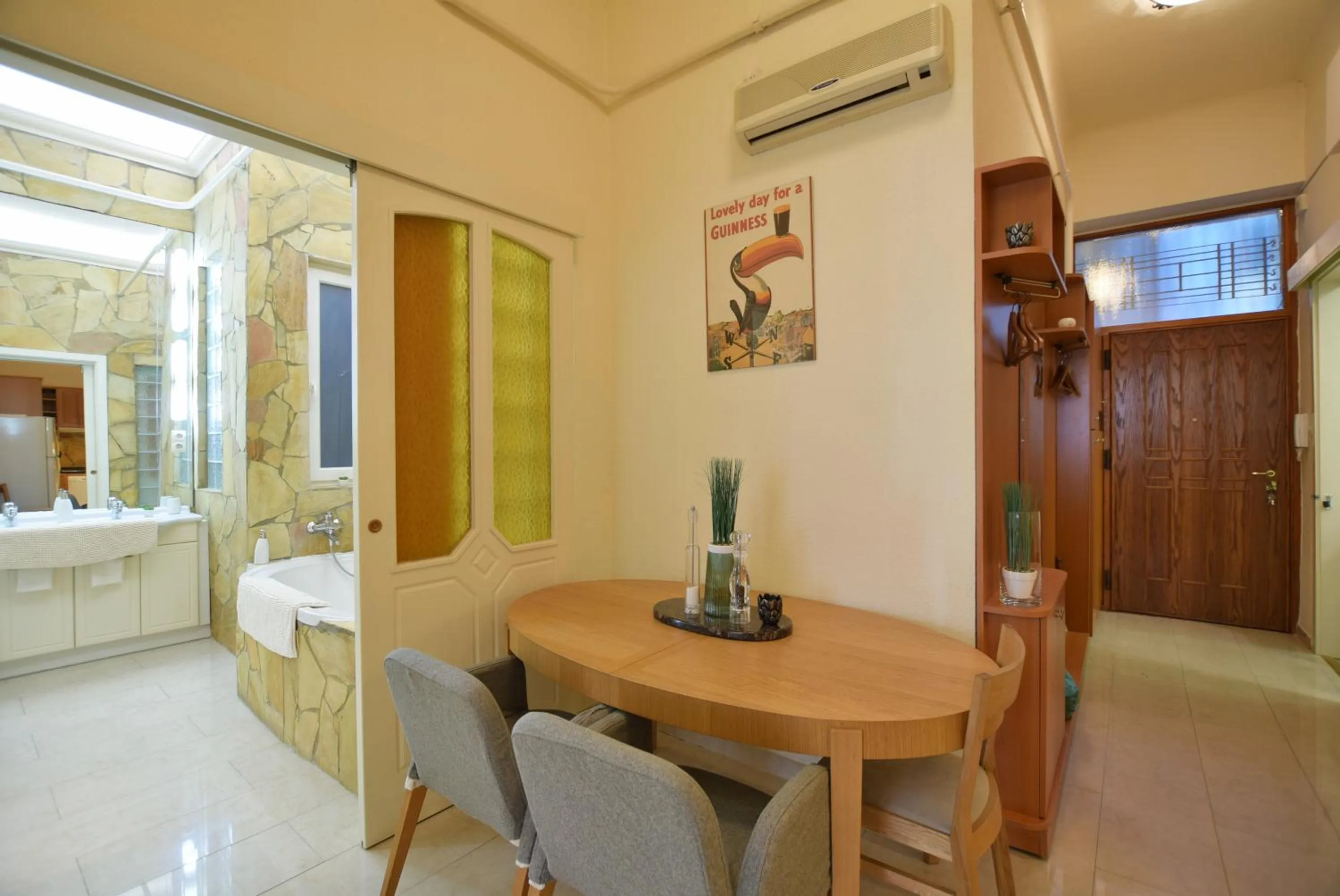 Bathroom in Ultra Central Apartment at Synagogue