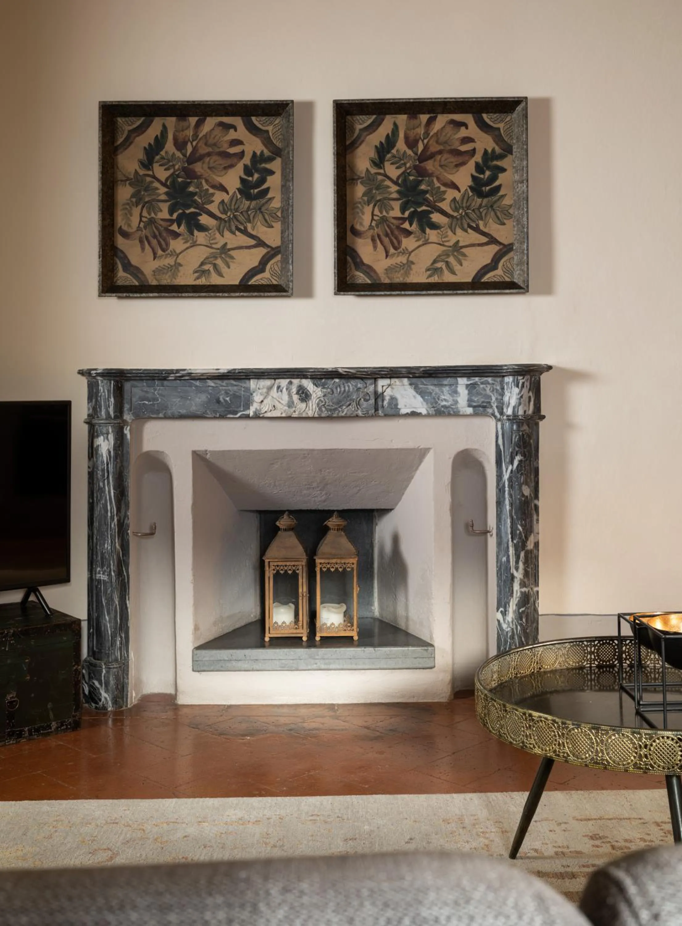 Living room in Canto degli Scali