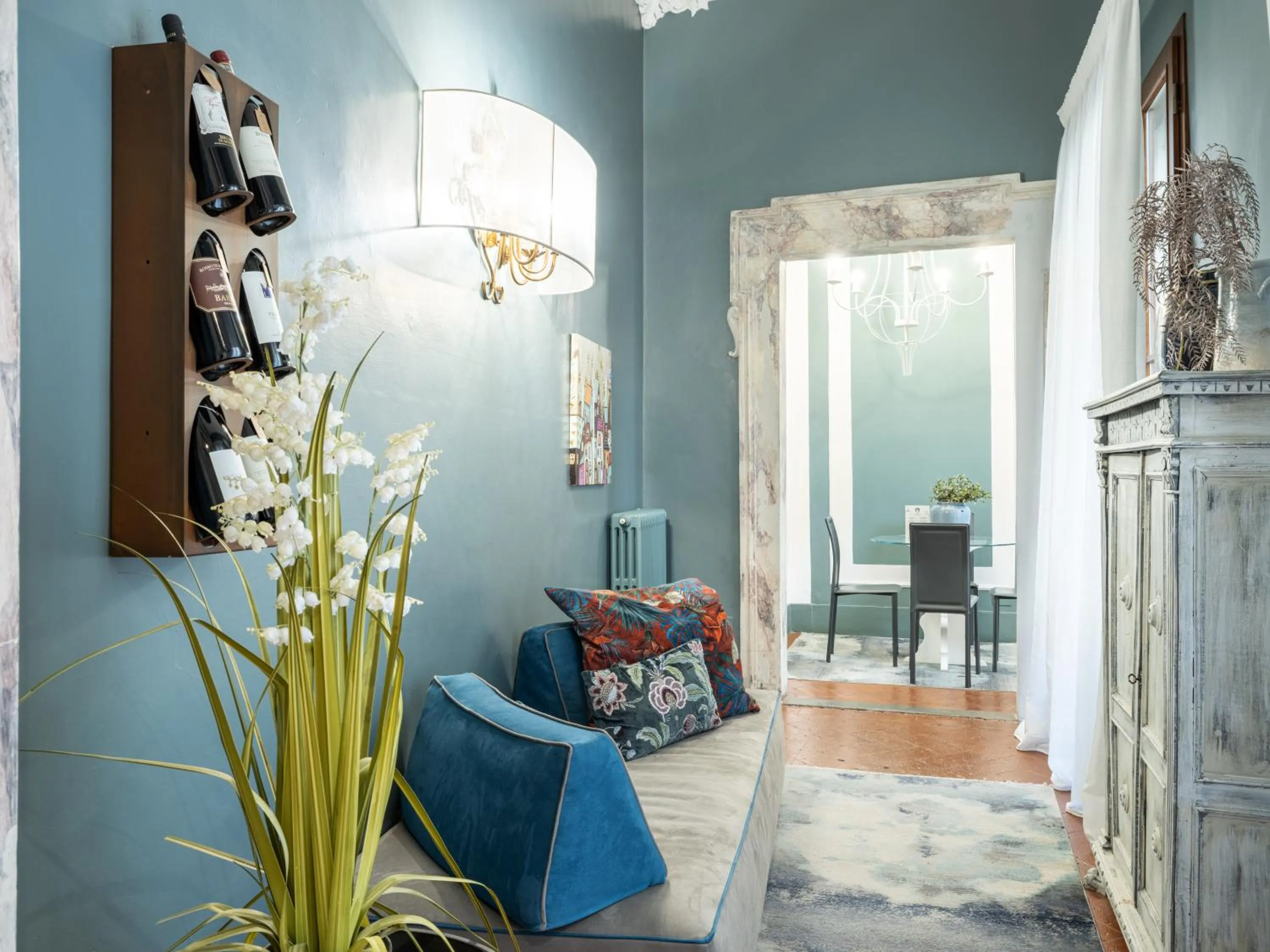 Living room in Canto degli Scali