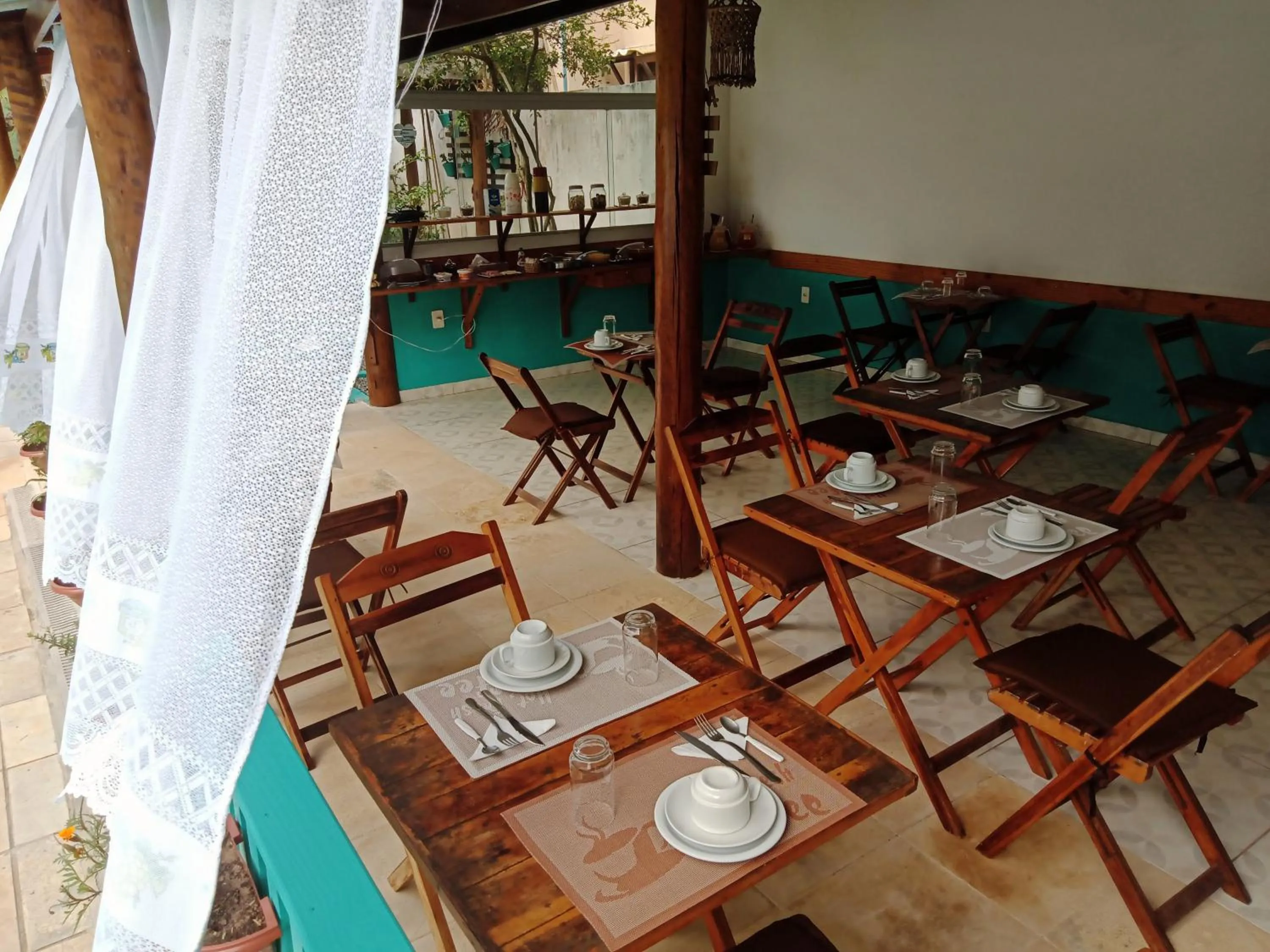 Patio in Gostoso Sol e Mar Pousada