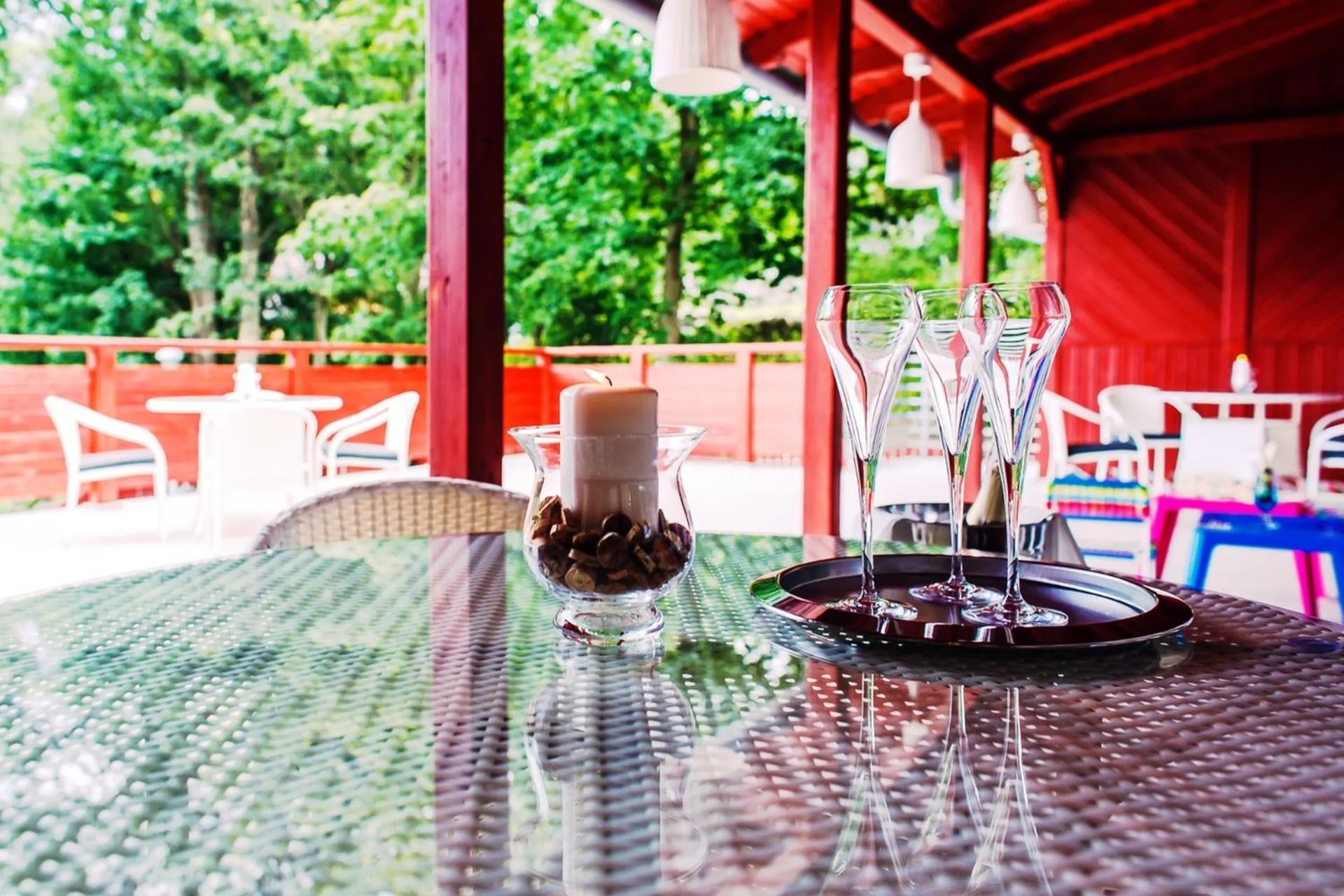 Patio in Hotel Willa Odkrywców