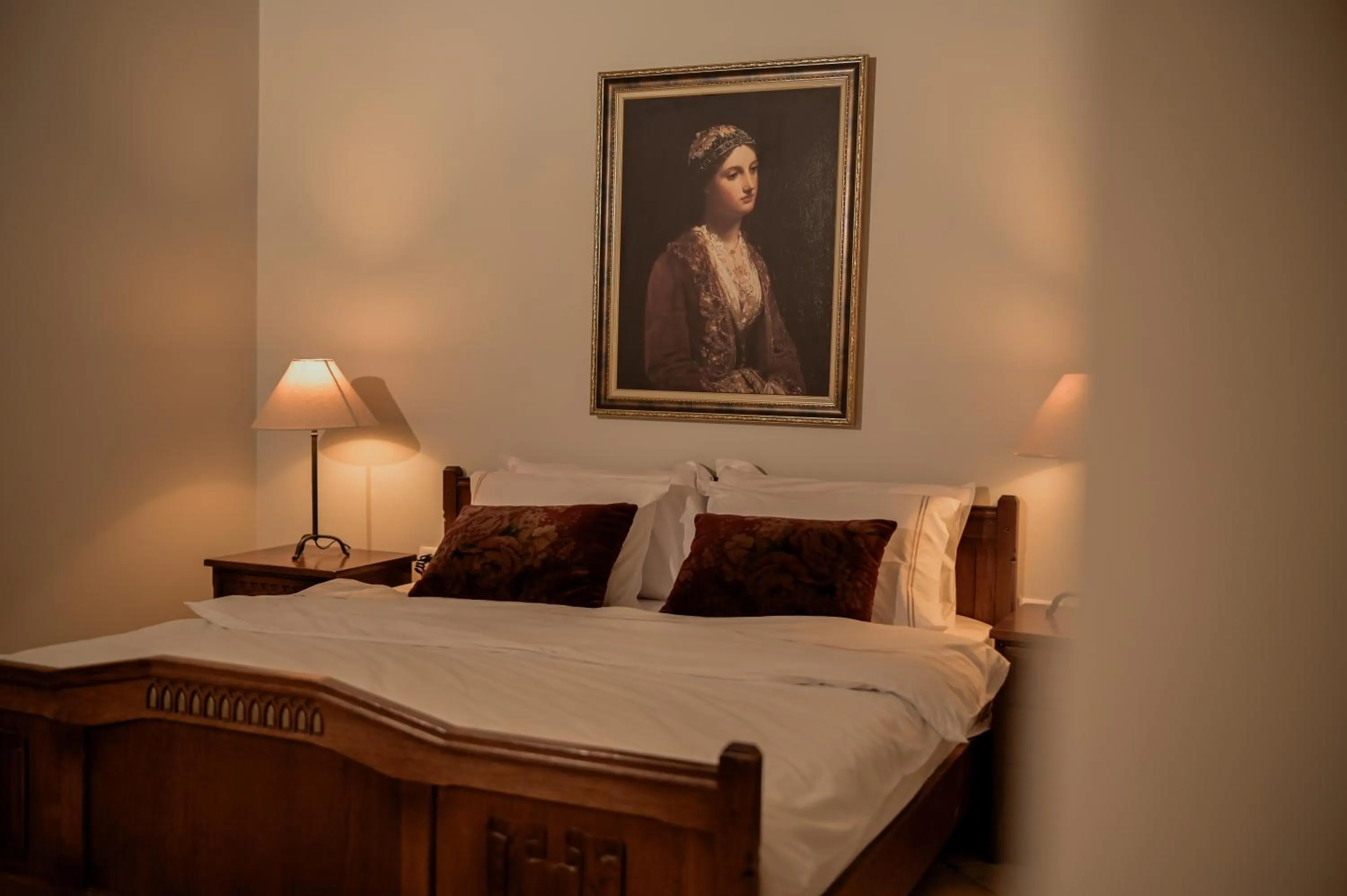 Bed in Real Scampis Hotel