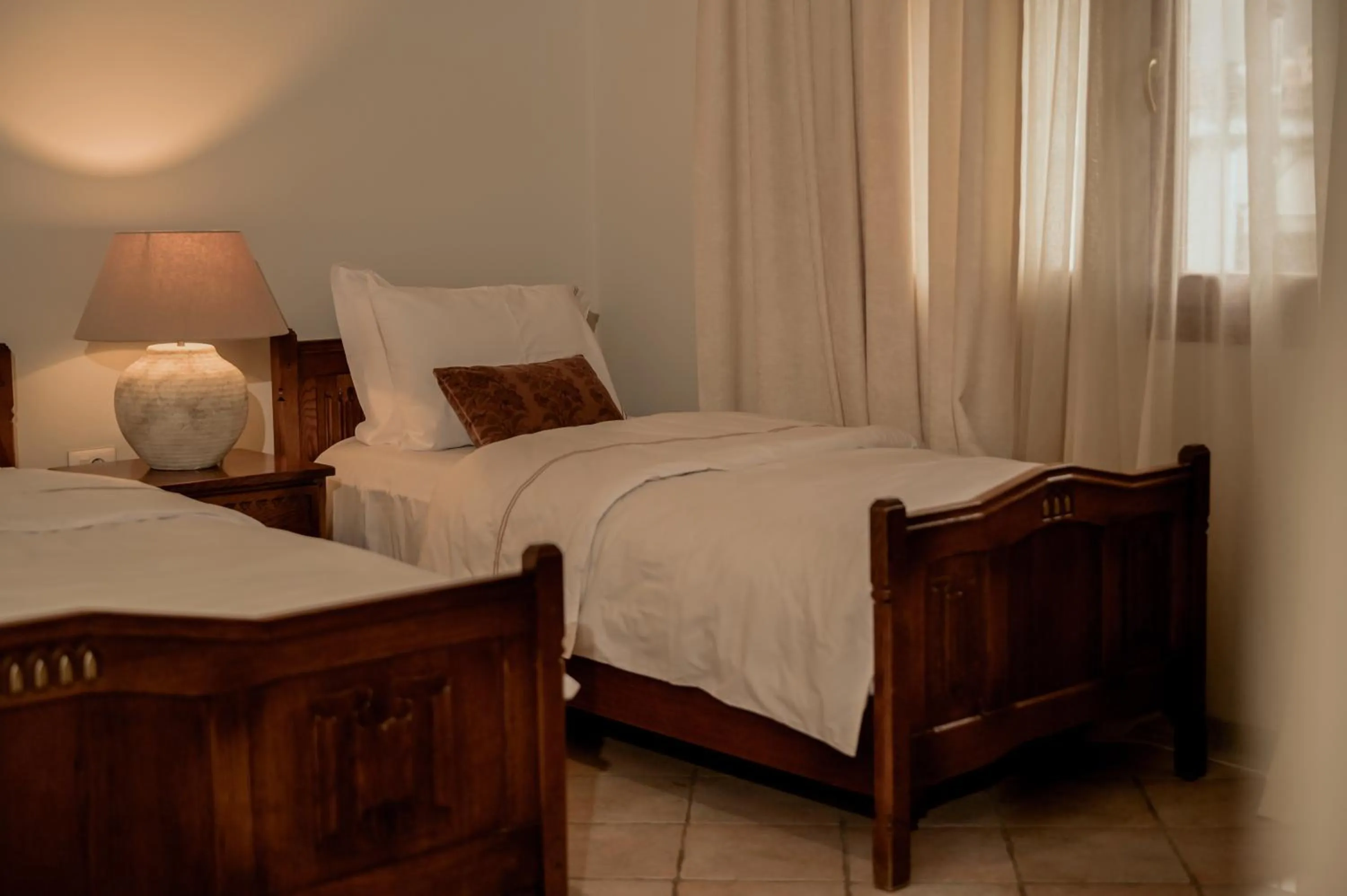 Bed in Real Scampis Hotel