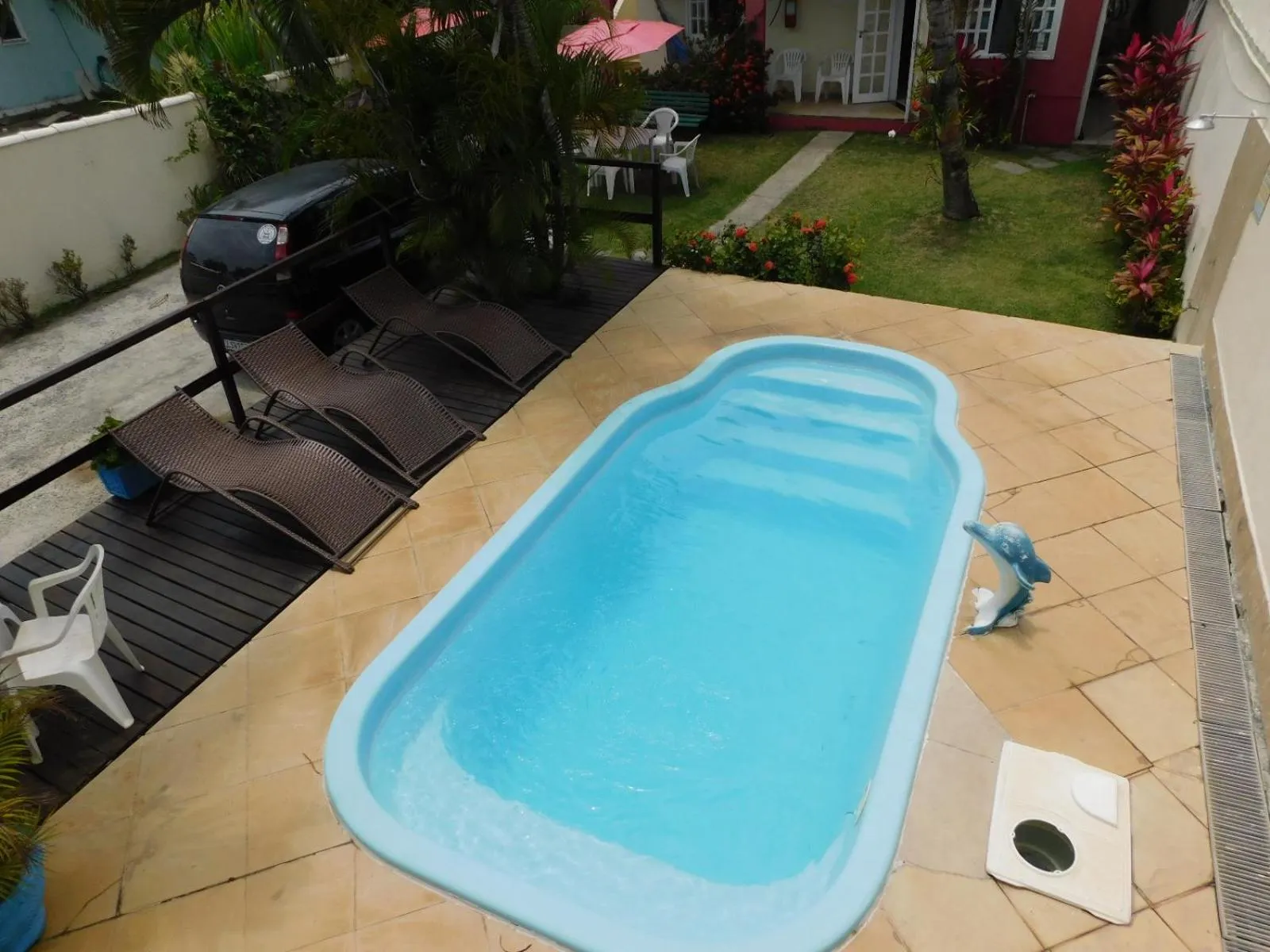 Swimming pool in Pousada Luzes de Geribá
