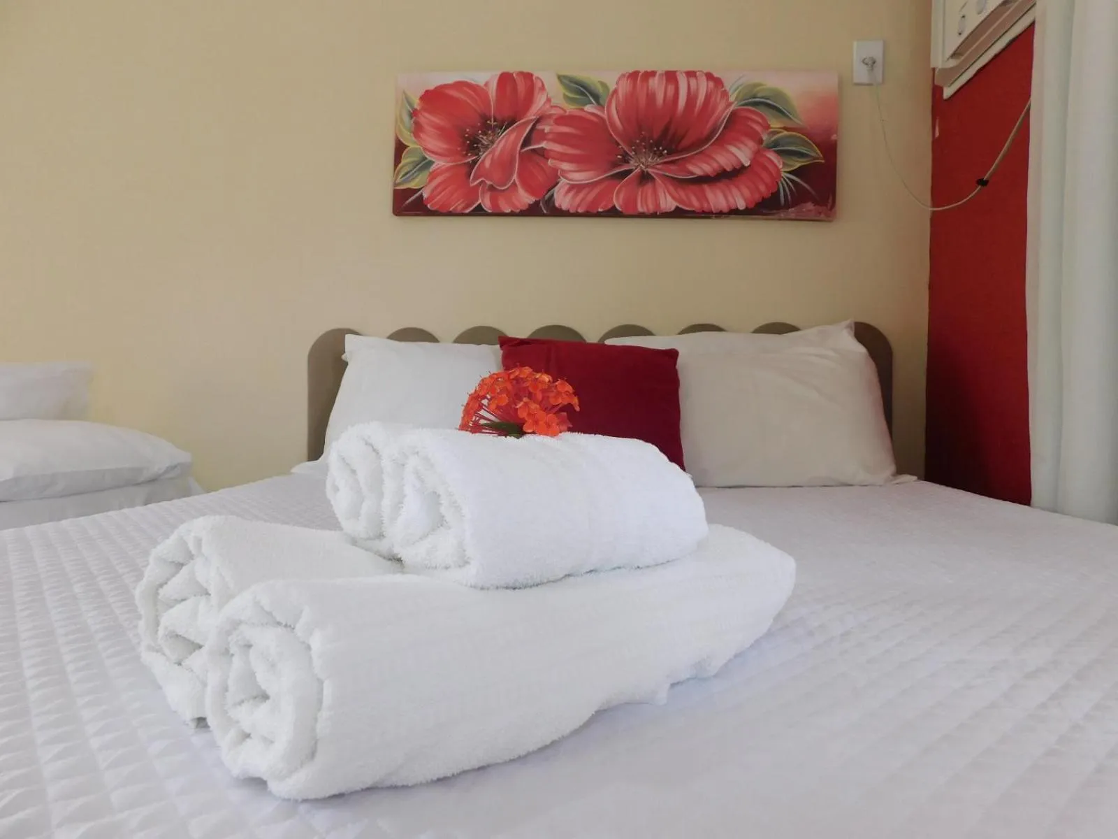 Bed in Pousada Luzes de Geribá