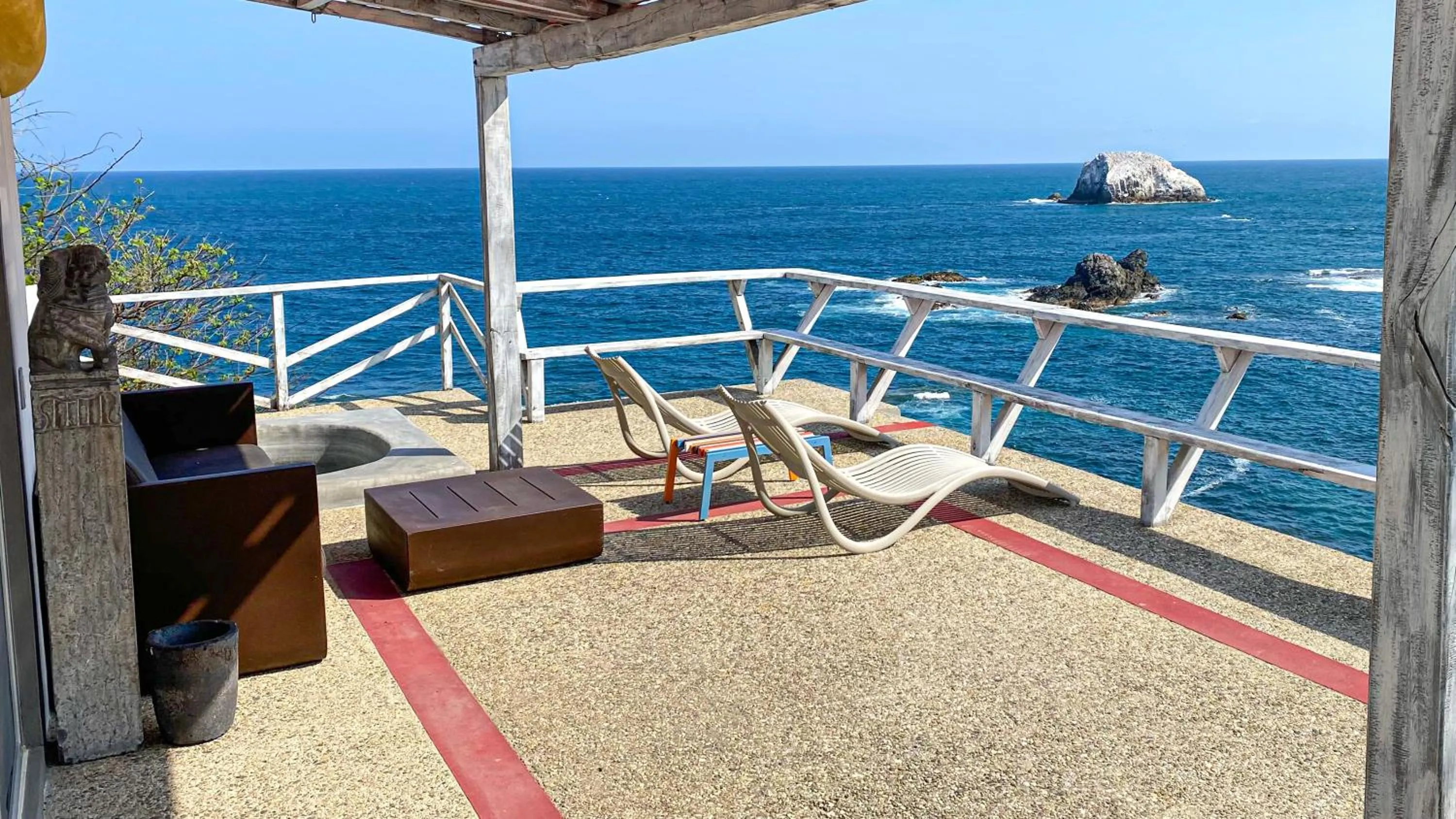 Balcony/Terrace in Villa Aikia (Adults Suites A/C)