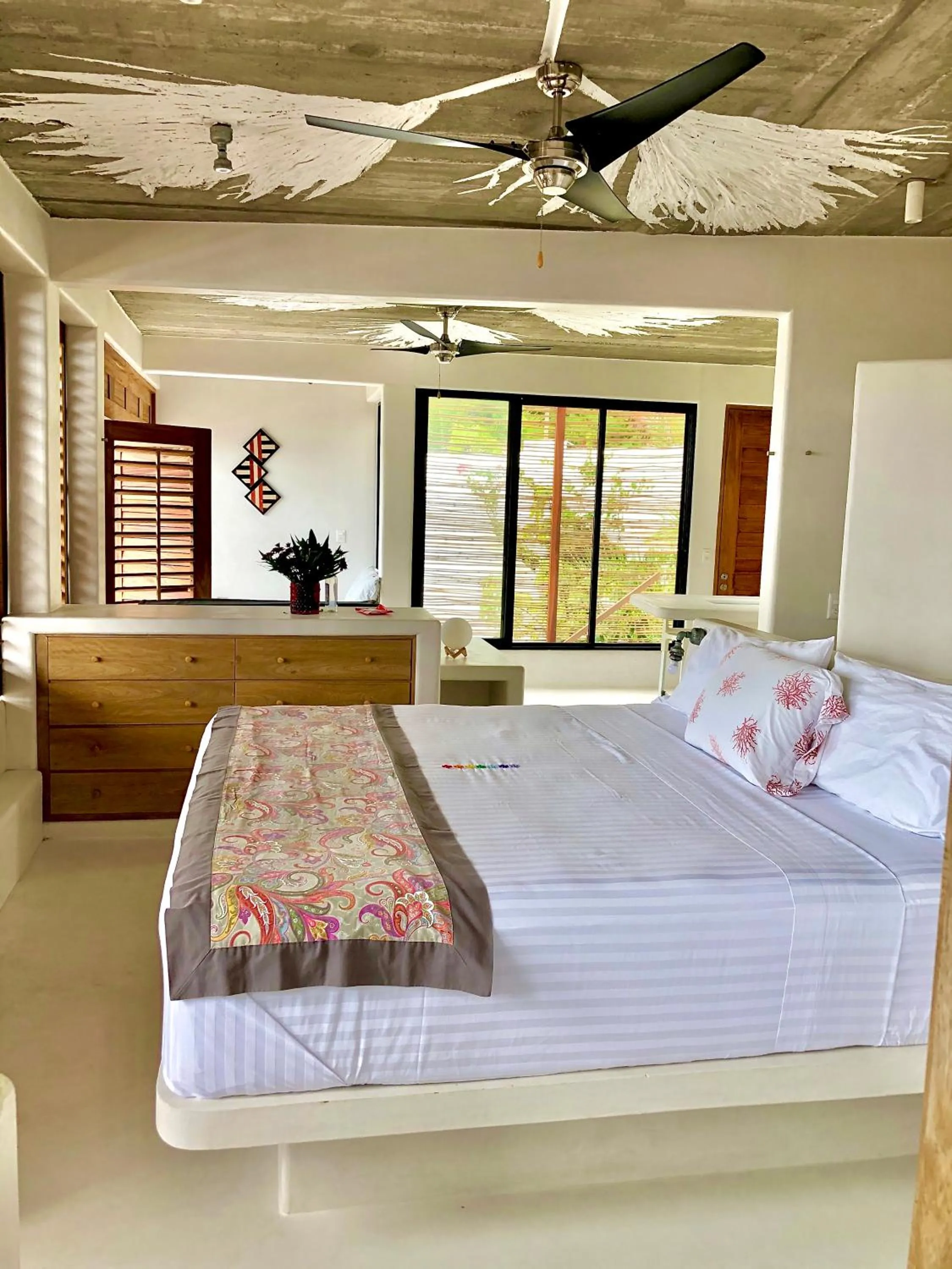 Bed in Villa Aikia (Adults Suites A/C)