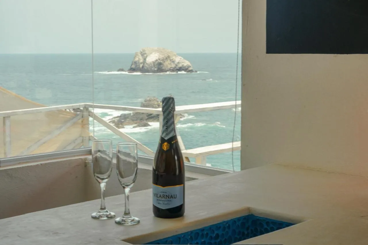 Sea view in Villa Aikia (Adults Suites A/C)