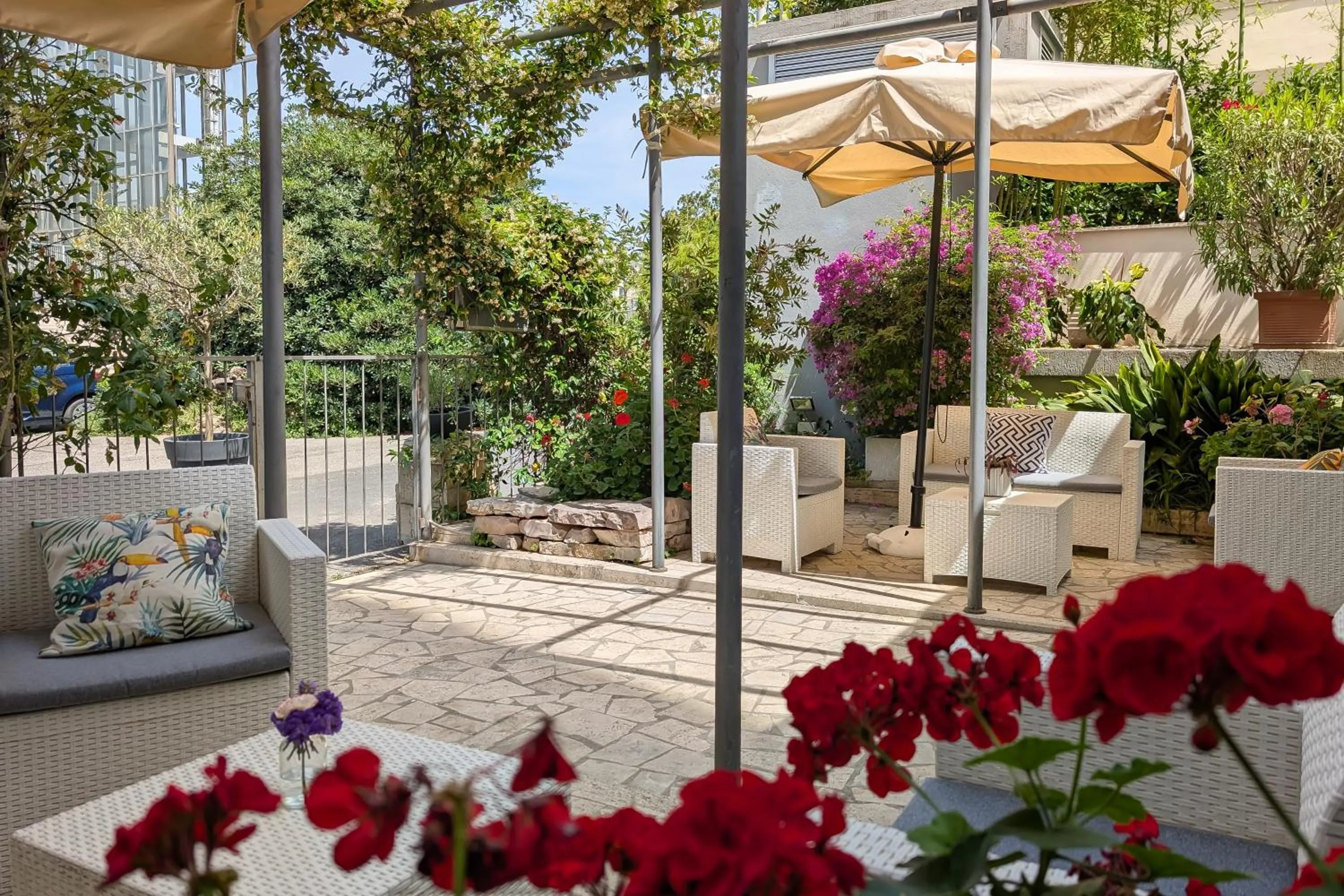 Garden view in Hotel Dei Congressi