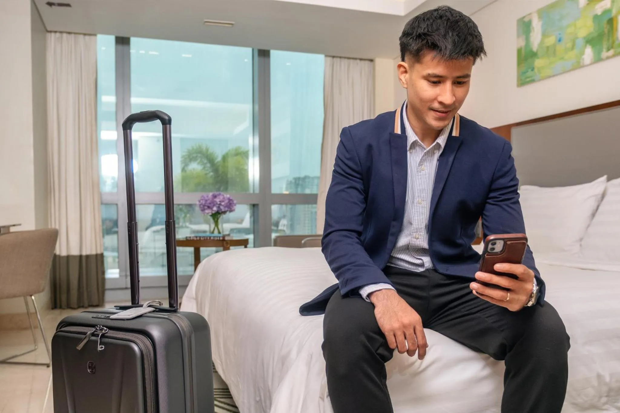 Bed in Richmonde Hotel Iloilo