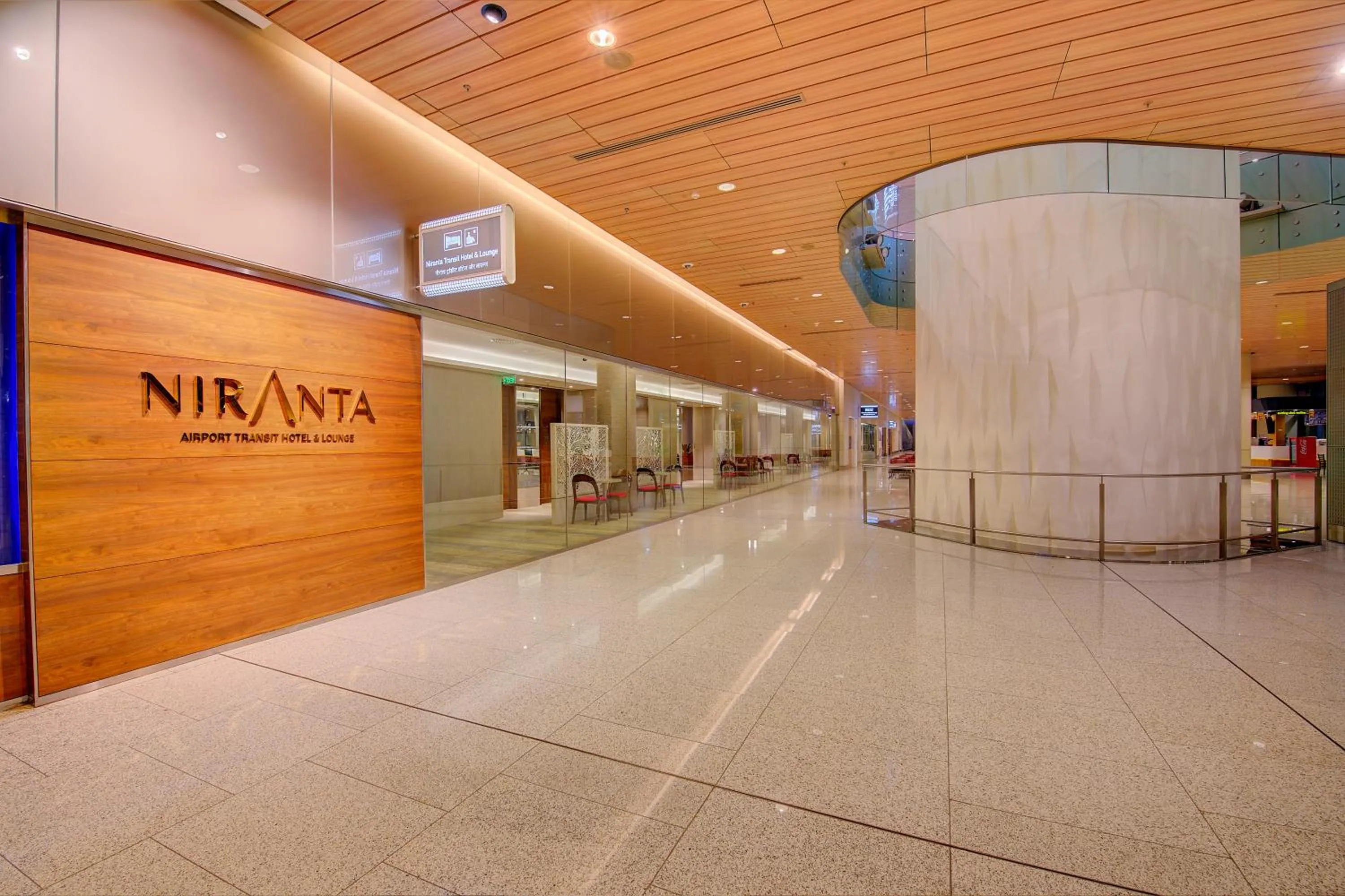 Property logo or sign in Niranta Transit Hotel Terminal 2 Arrivals/Landside