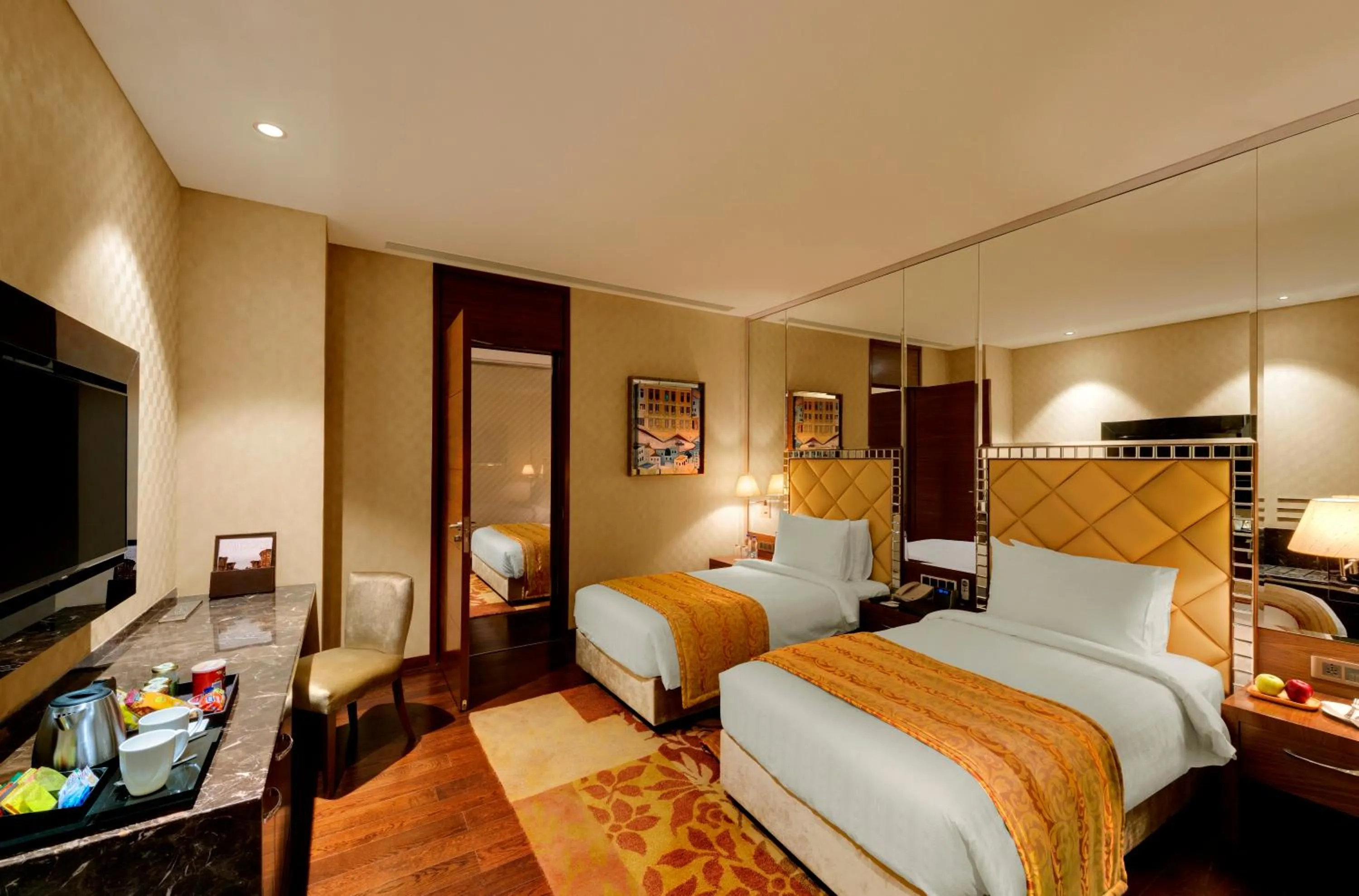 Bedroom, Bed in Niranta Transit Hotel Terminal 2 Arrivals/Landside
