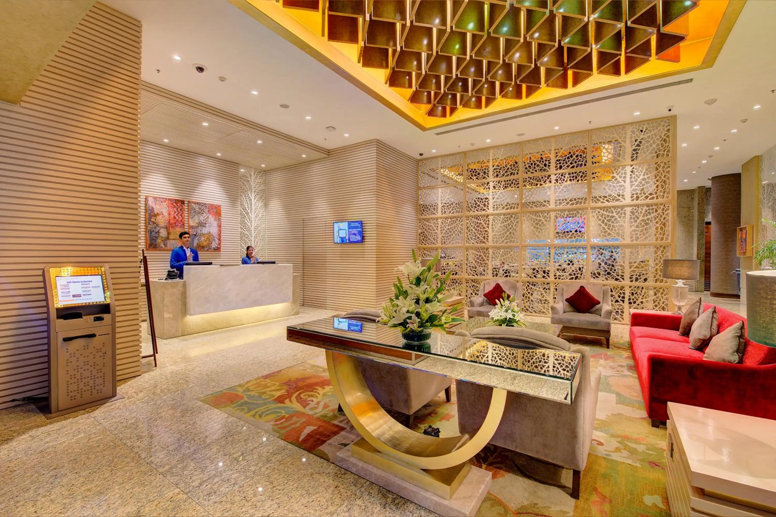 Lobby or reception in Niranta Transit Hotel Terminal 2 Arrivals/Landside