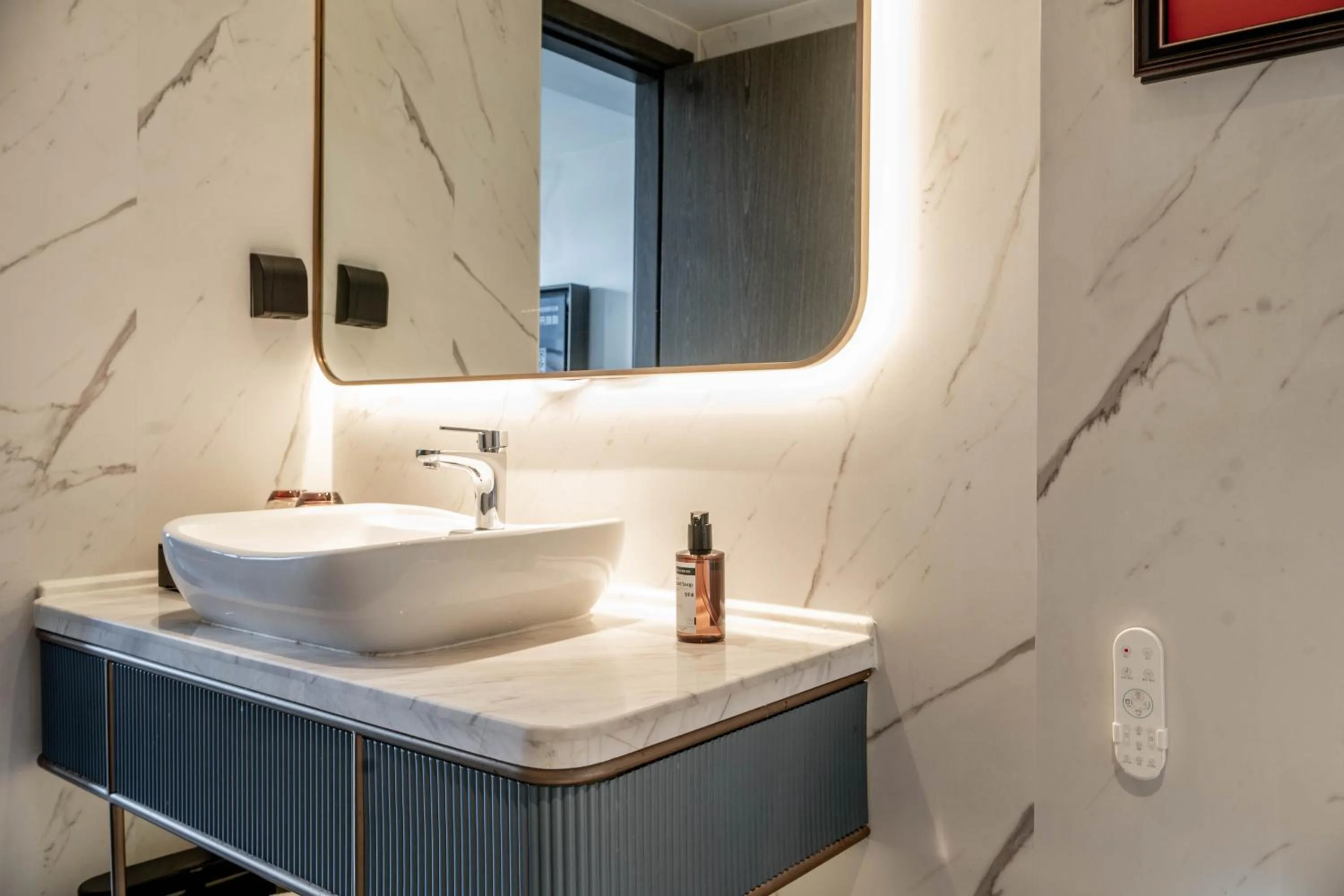 Bathroom in Grand Madison Wuhan Hankou on the Bund