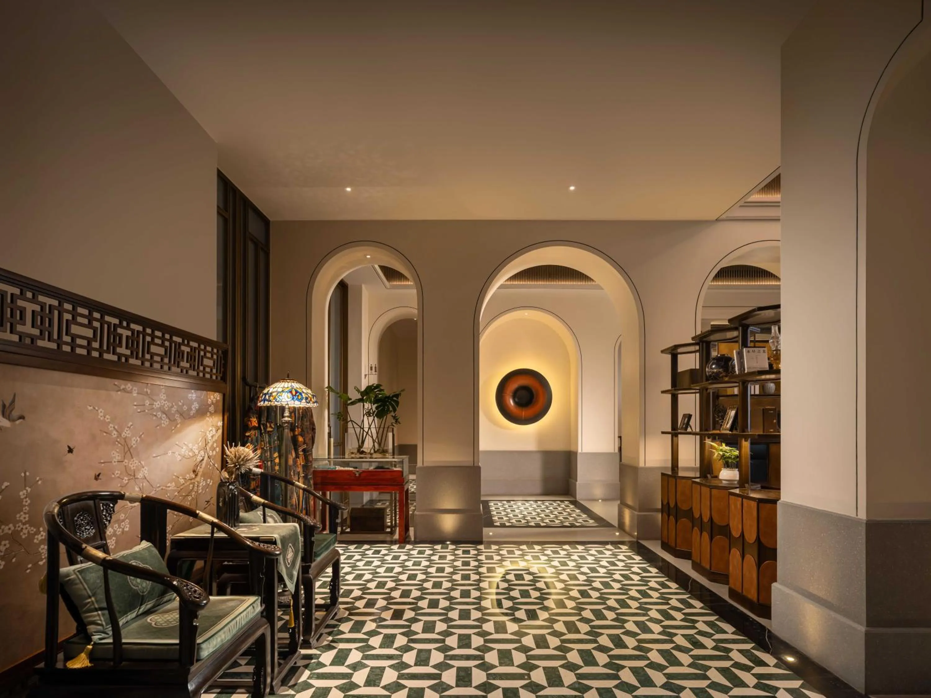 Lobby or reception in Grand Madison Wuhan Hankou on the Bund