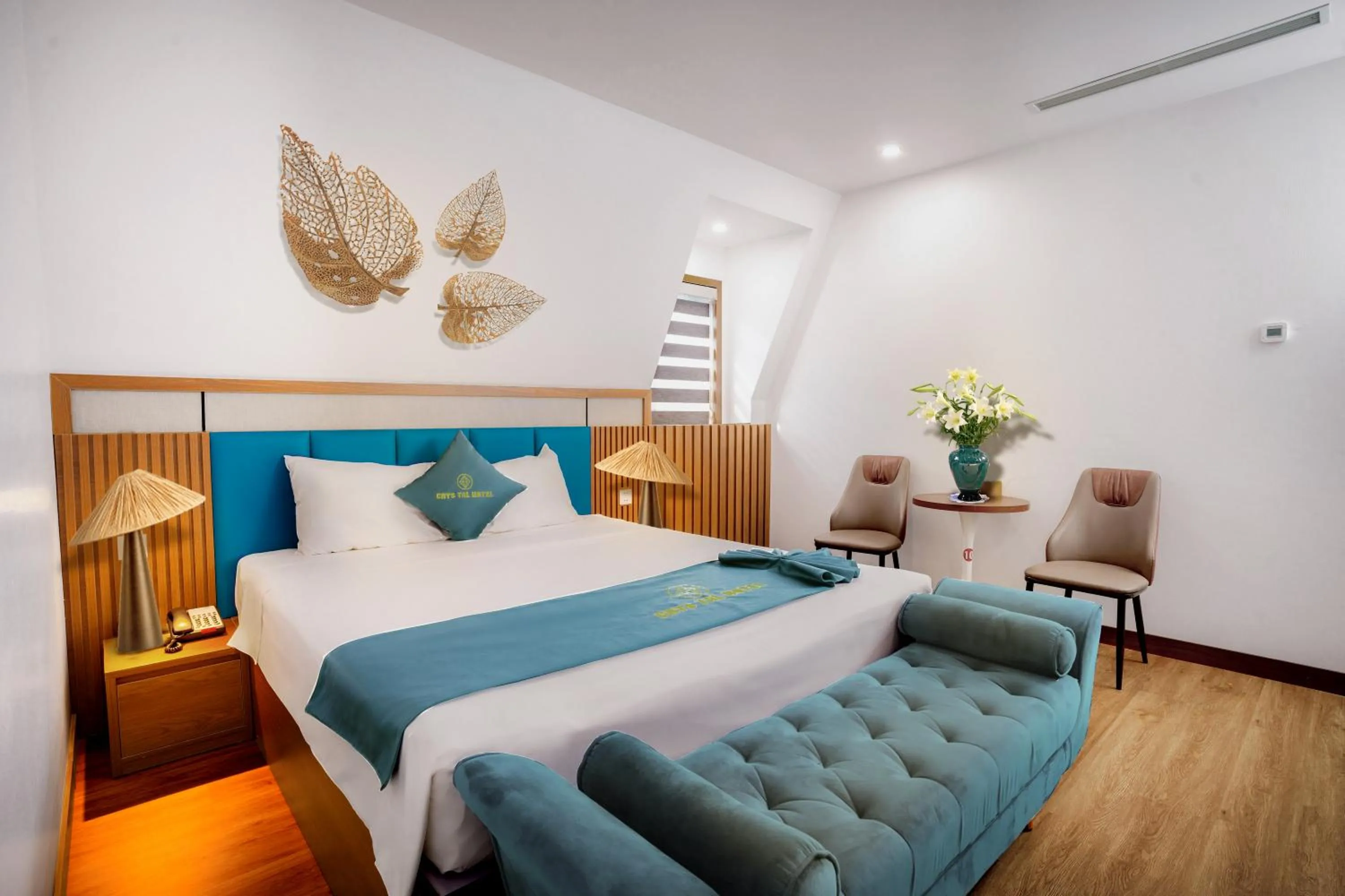 Bed in Skyview Hotel Halong