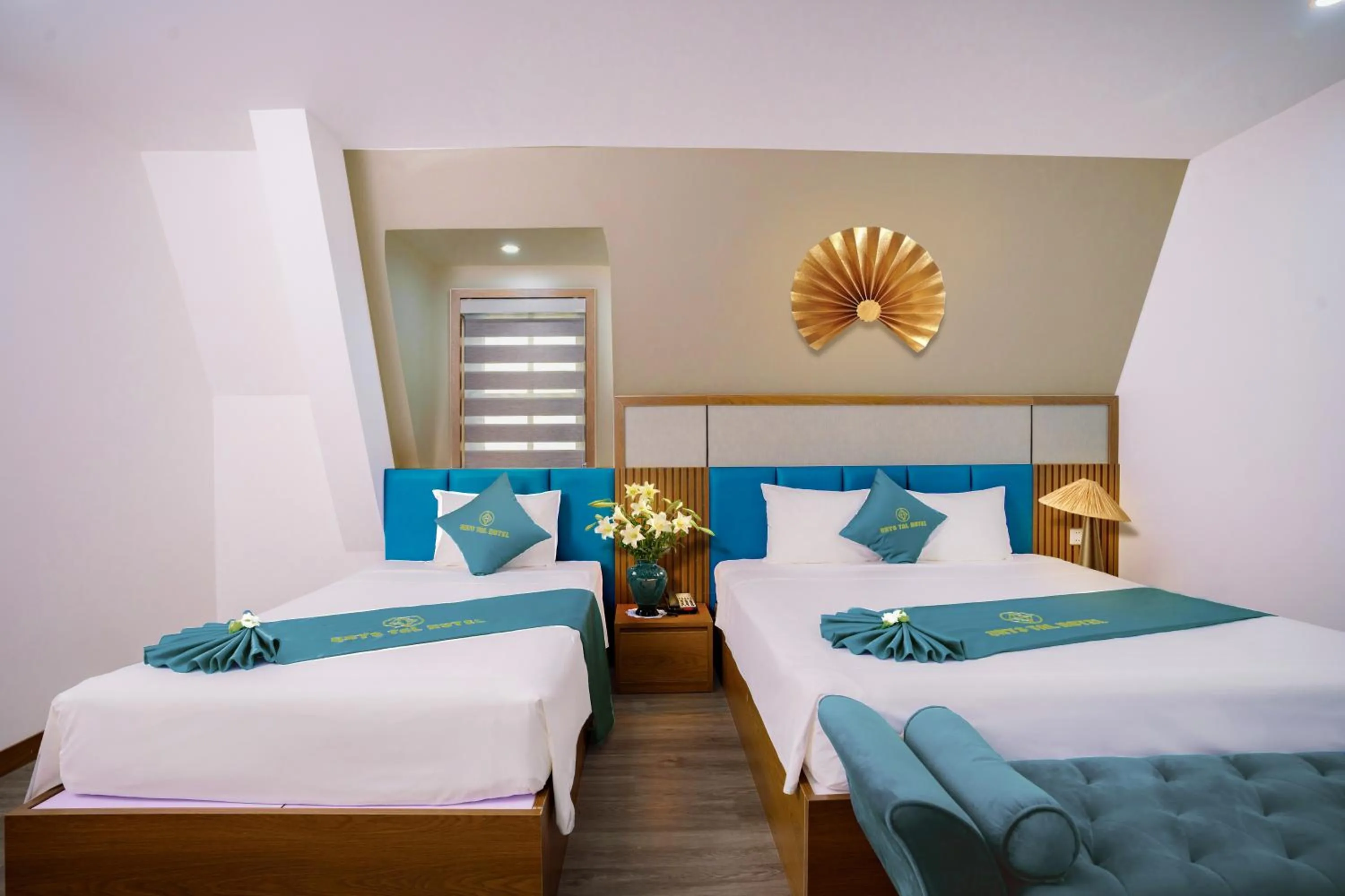 Bed in Skyview Hotel Halong