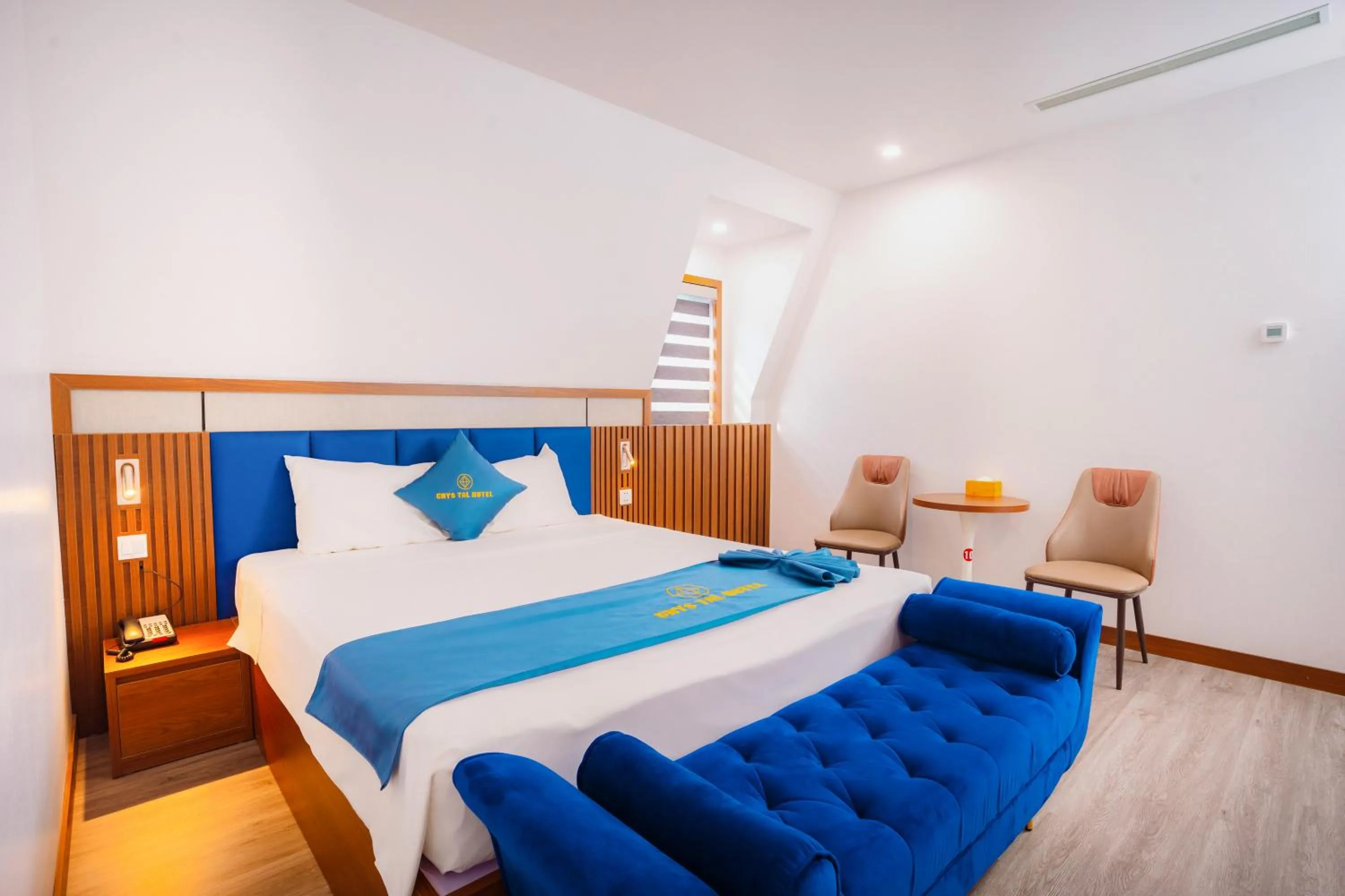 Bed in Skyview Hotel Halong