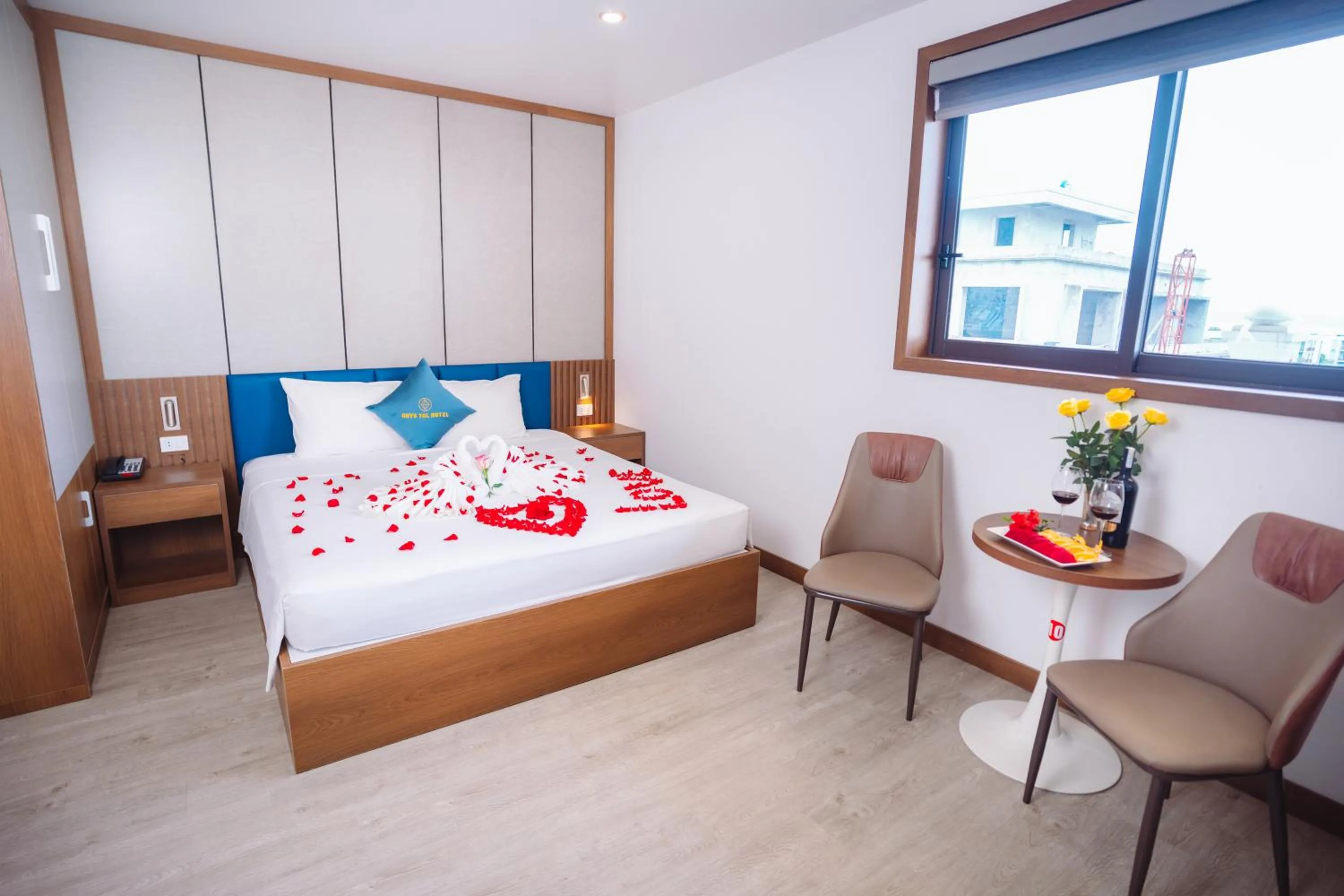 Bed in Skyview Hotel Halong