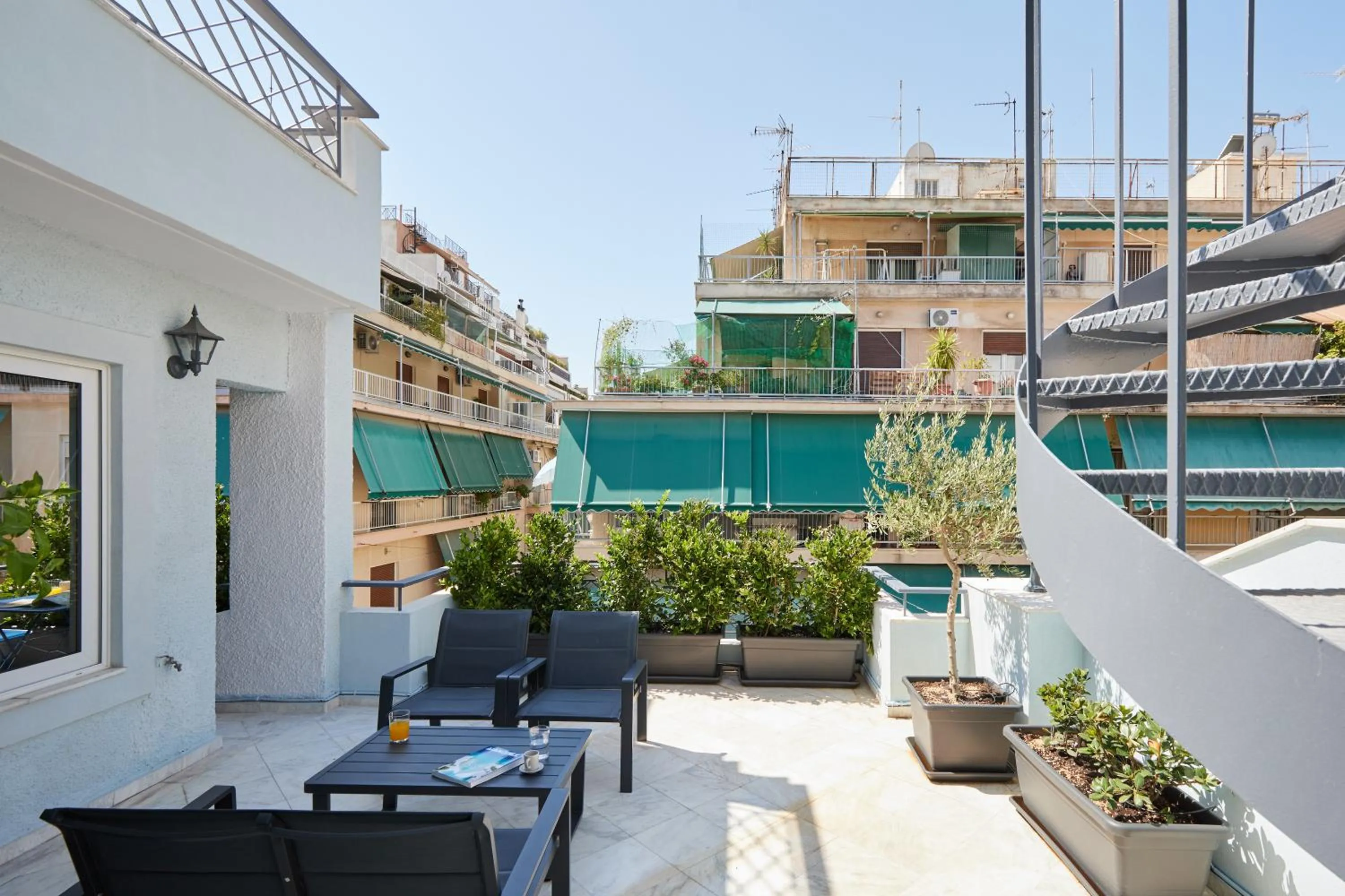 Balcony/Terrace in Incanto Boutique Suites - Koukaki